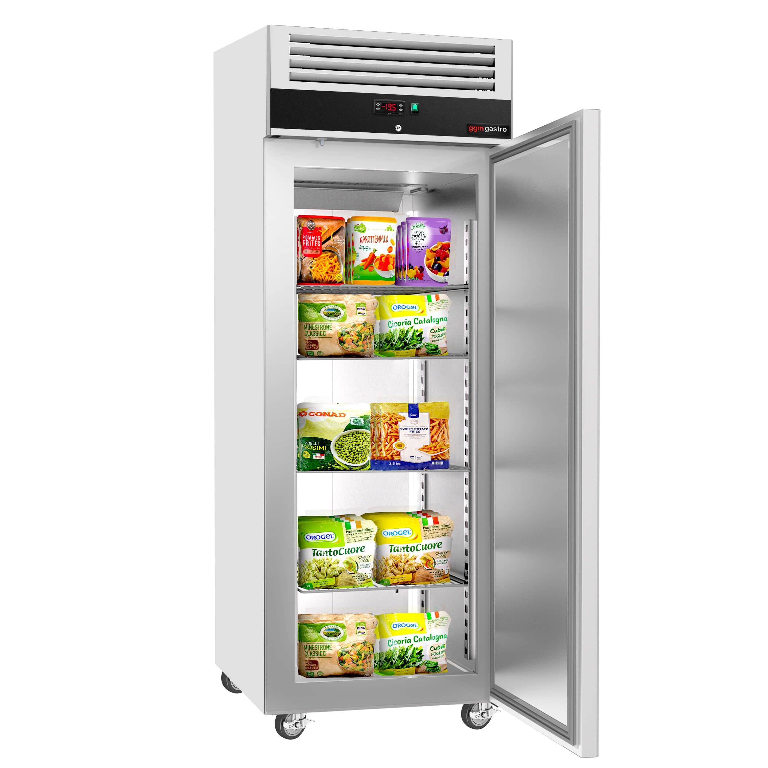 Dulap congelare inox profesional ECO - GN 2/1 - 440 l - -22/-18 °C - cu 1 ușă — 6