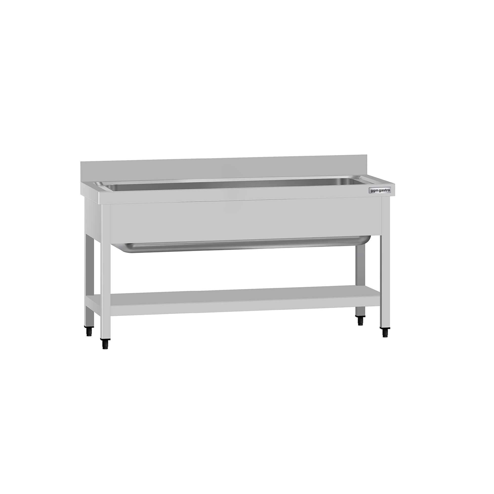 Chiuvetă pentru spălat vase ECO – 1400 x 700 mm – cu poliță și 1 cuvă — 2