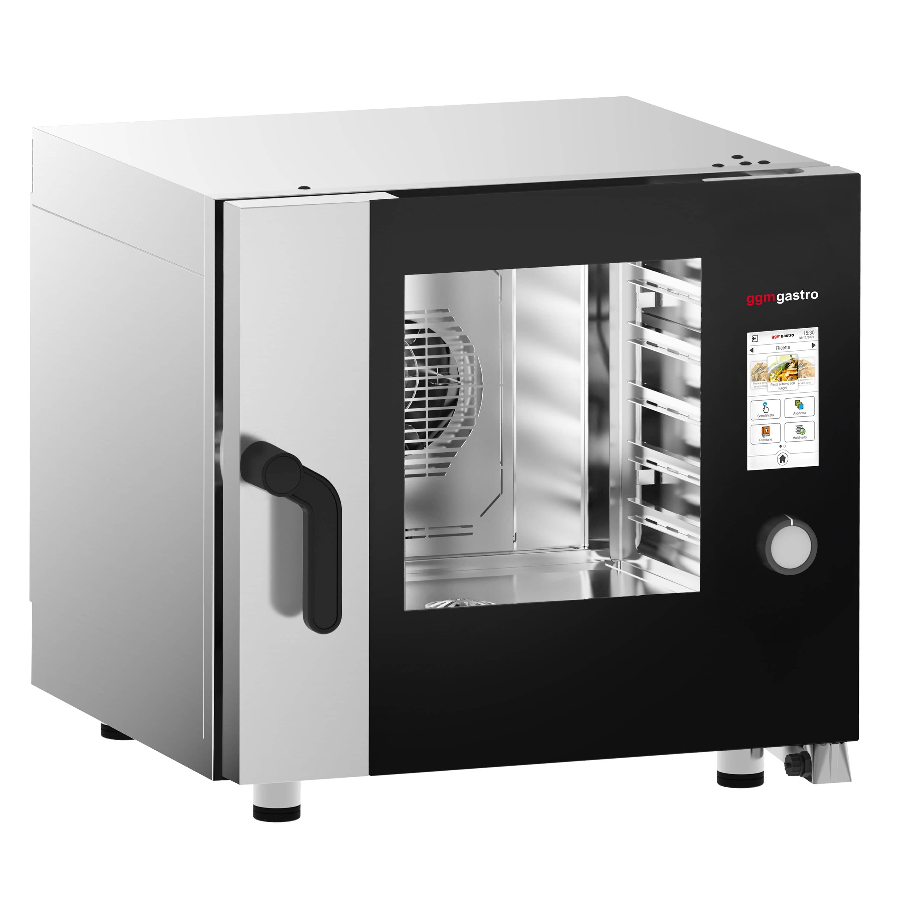 Cuptor convecție abur - Touchscreen - Ecran tactil - 5x GN 1/1 - incl. Sistem de spălare & Sondă de temperatură — 4