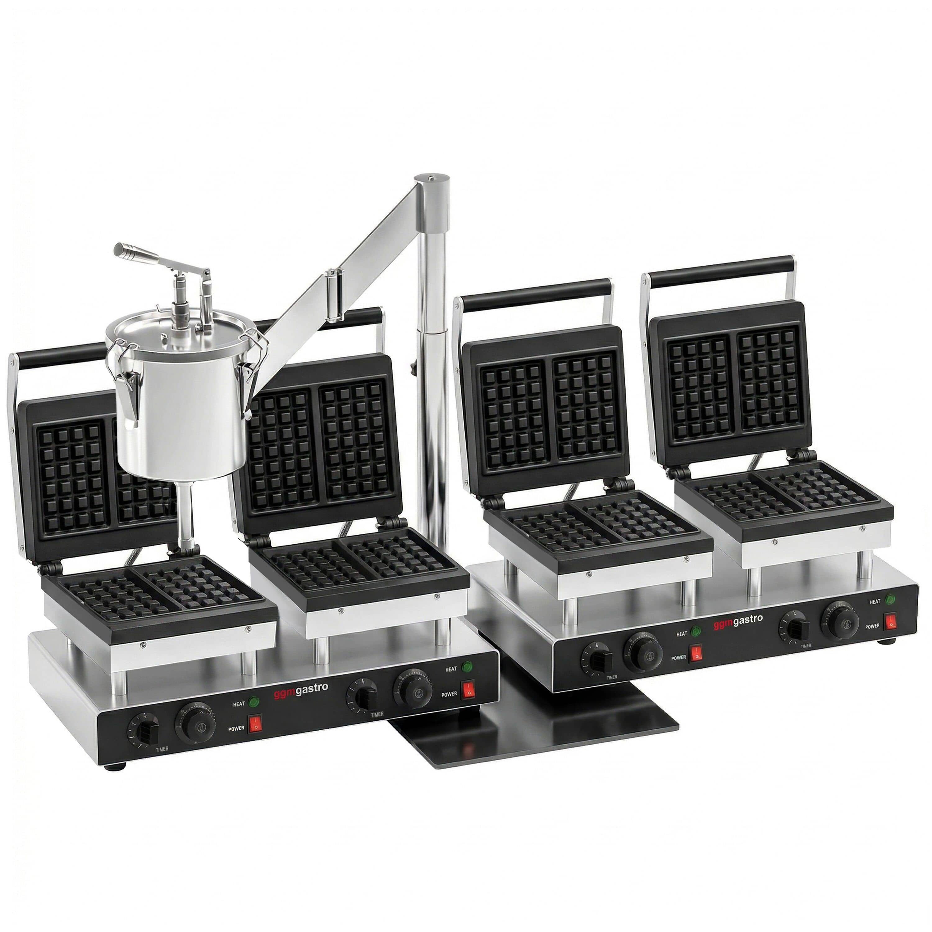 Dozator pentru aluat de vafe – 4 litri – rabatabil — 7