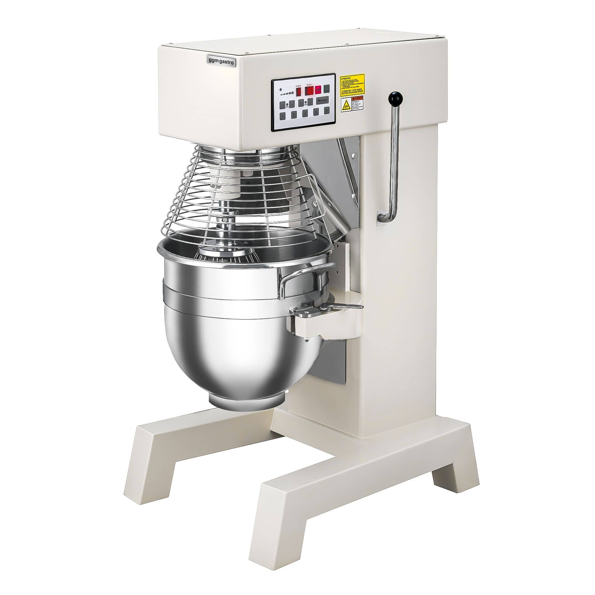 Mixer planetar profesional - 30 litri - 1,5 kW - include 3 accesorii de amestecare — 4