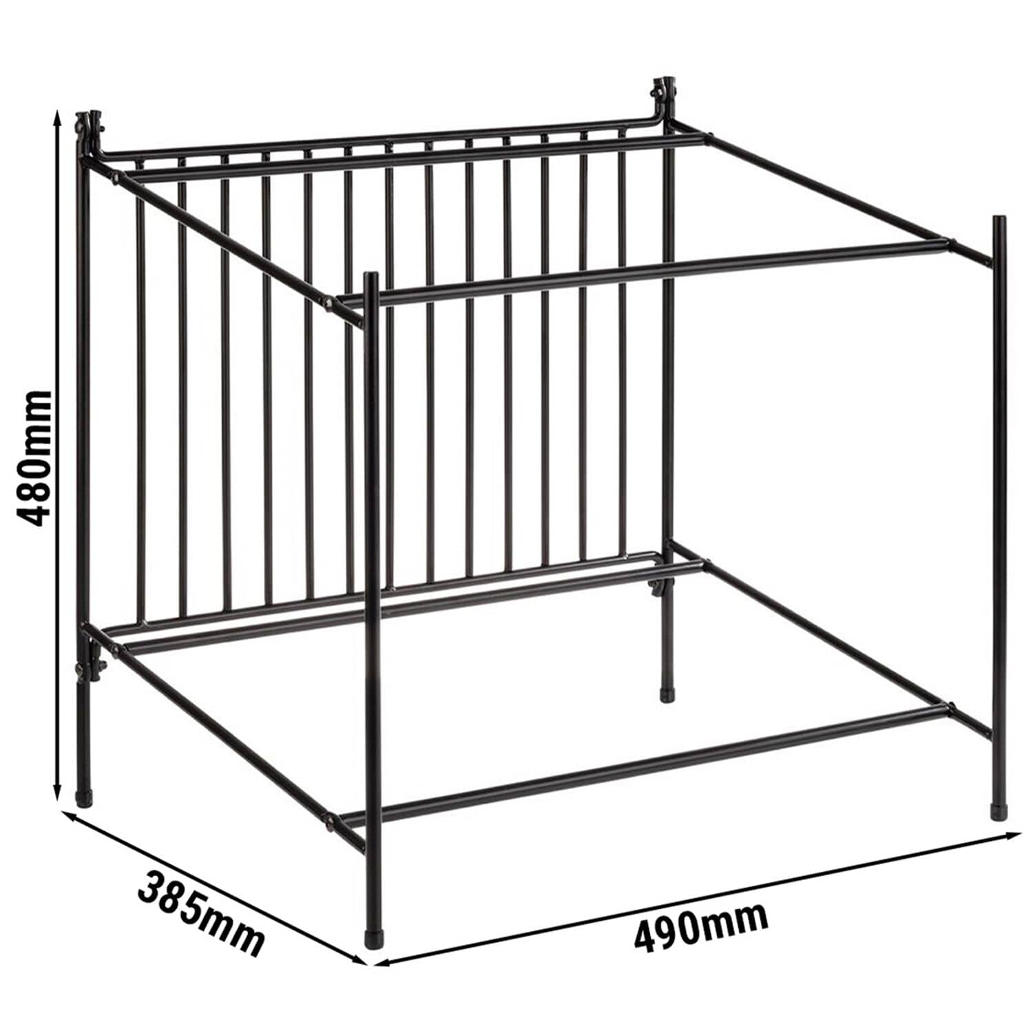 Raft pentru bufet – structură metalică – înălțime: 480 mm – compatibil cu cutiile Superbox GN 1/1 și GN 1/2 — 3