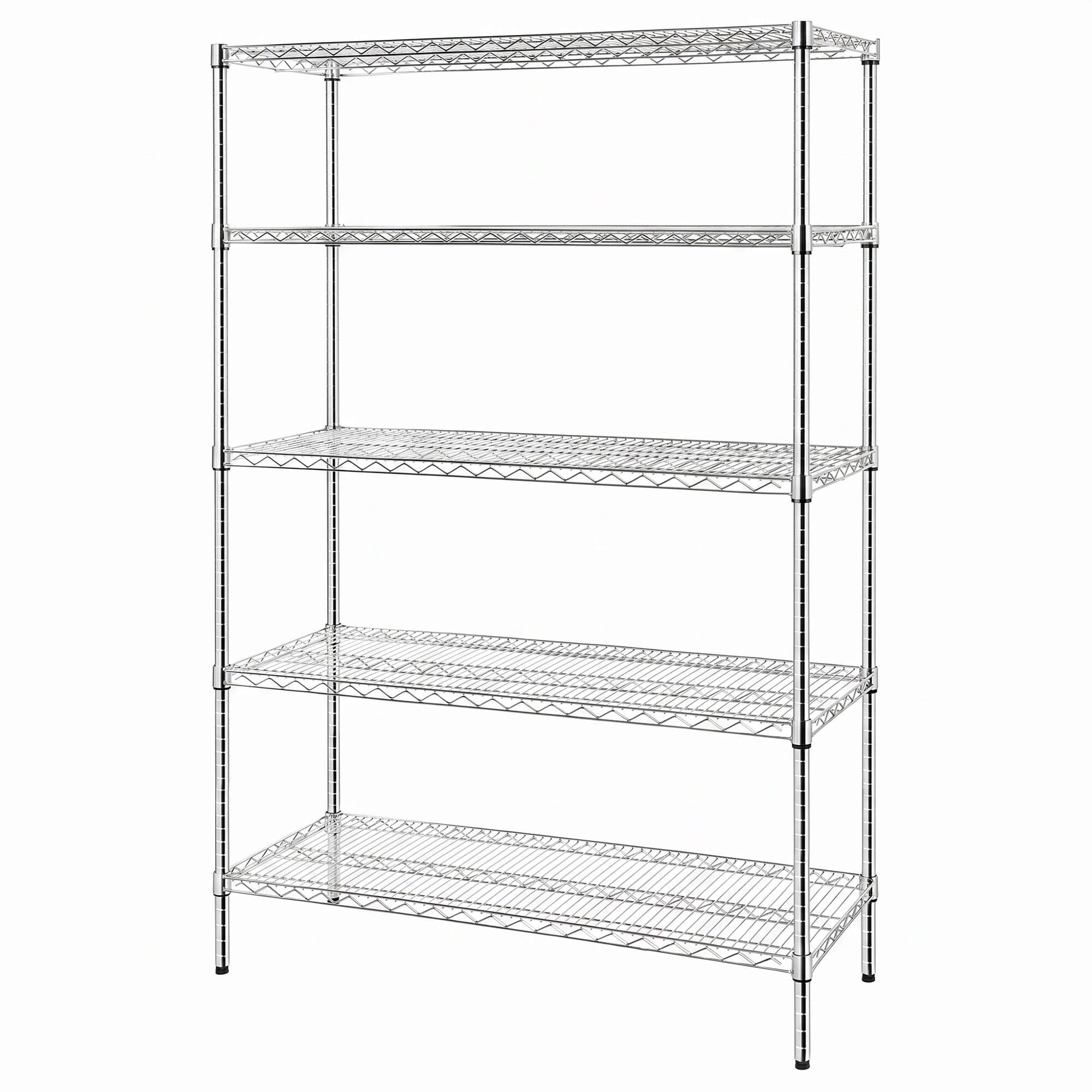Raft din oțel - 1500 x 450 mm - 5 rafturi - cromat — 6
