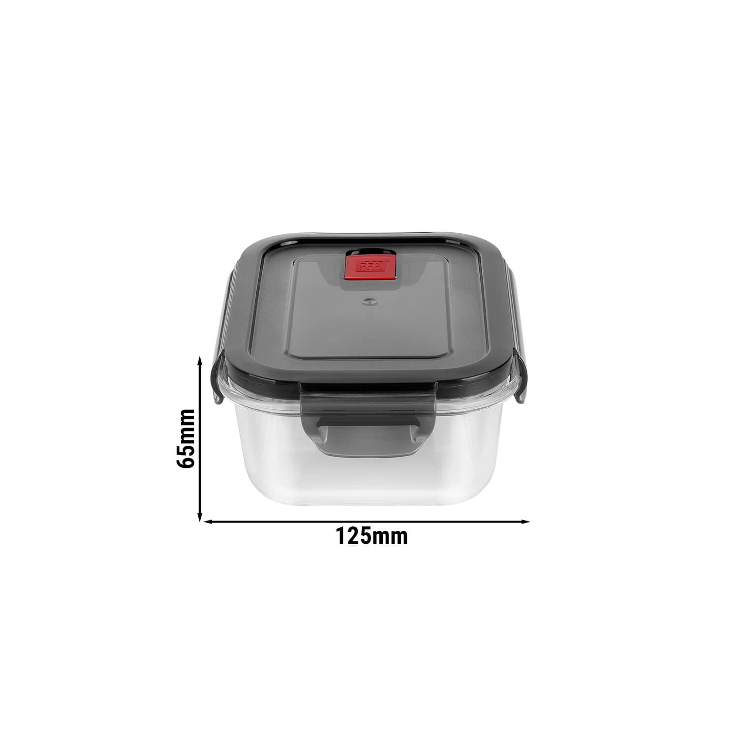 ZWILLING | GUSTO - Borcan dreptunghiular din sticlă - Transparent - 0,6 litri — 3