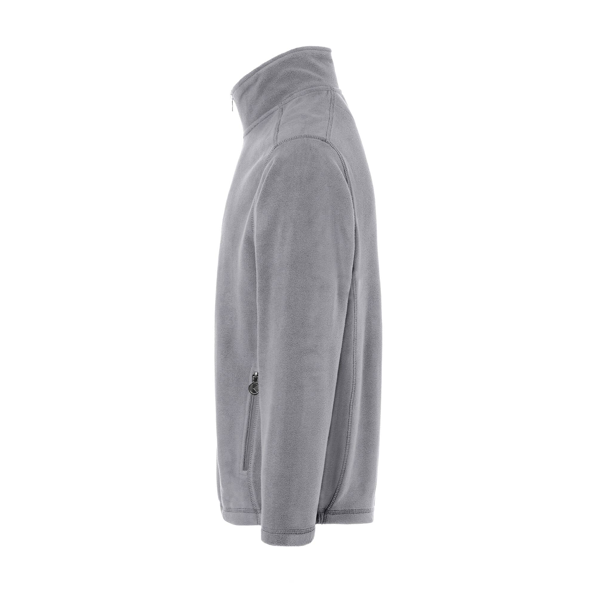 KARLOWSKY | Jachetă de lucru pentru bărbați, din fleece, pentru încălzire - Platinum Grey - Mărimea: 4XL — 5