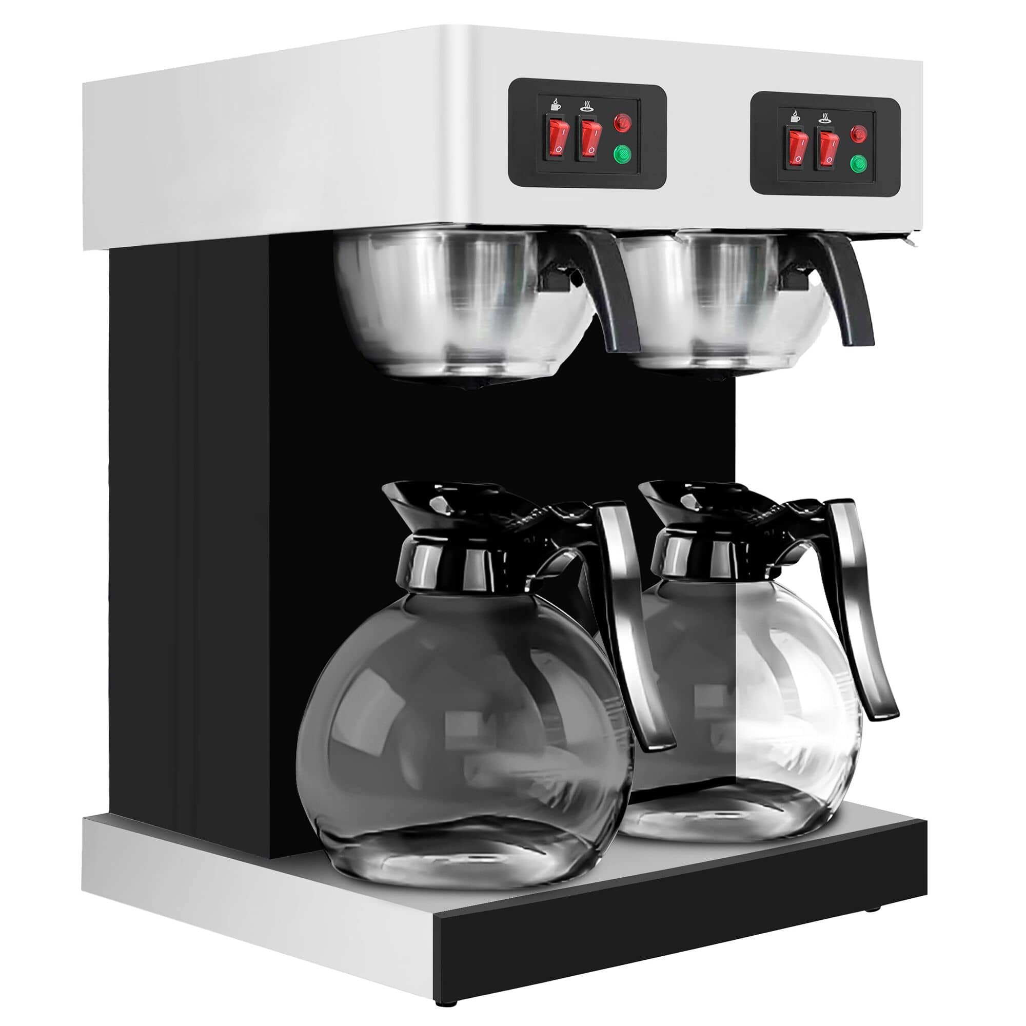 Aparat de cafea cu filtru – 2 x 1,8 litri – incl. 2 carafe de sticlă — 5