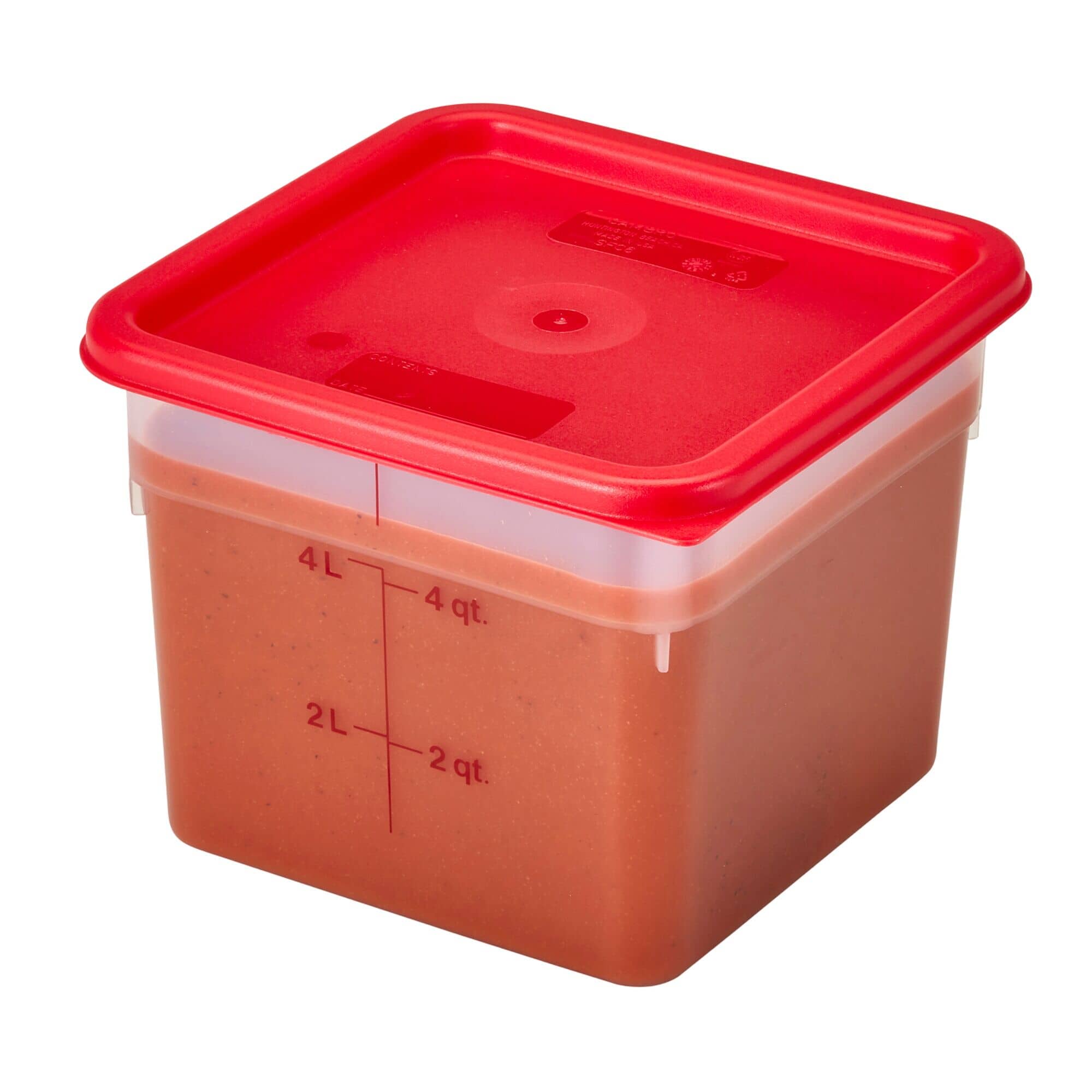 (6 bucăți) CAMBRO | CAMSQUARES® - Recipient - 5.7 litri - Transparent — 9