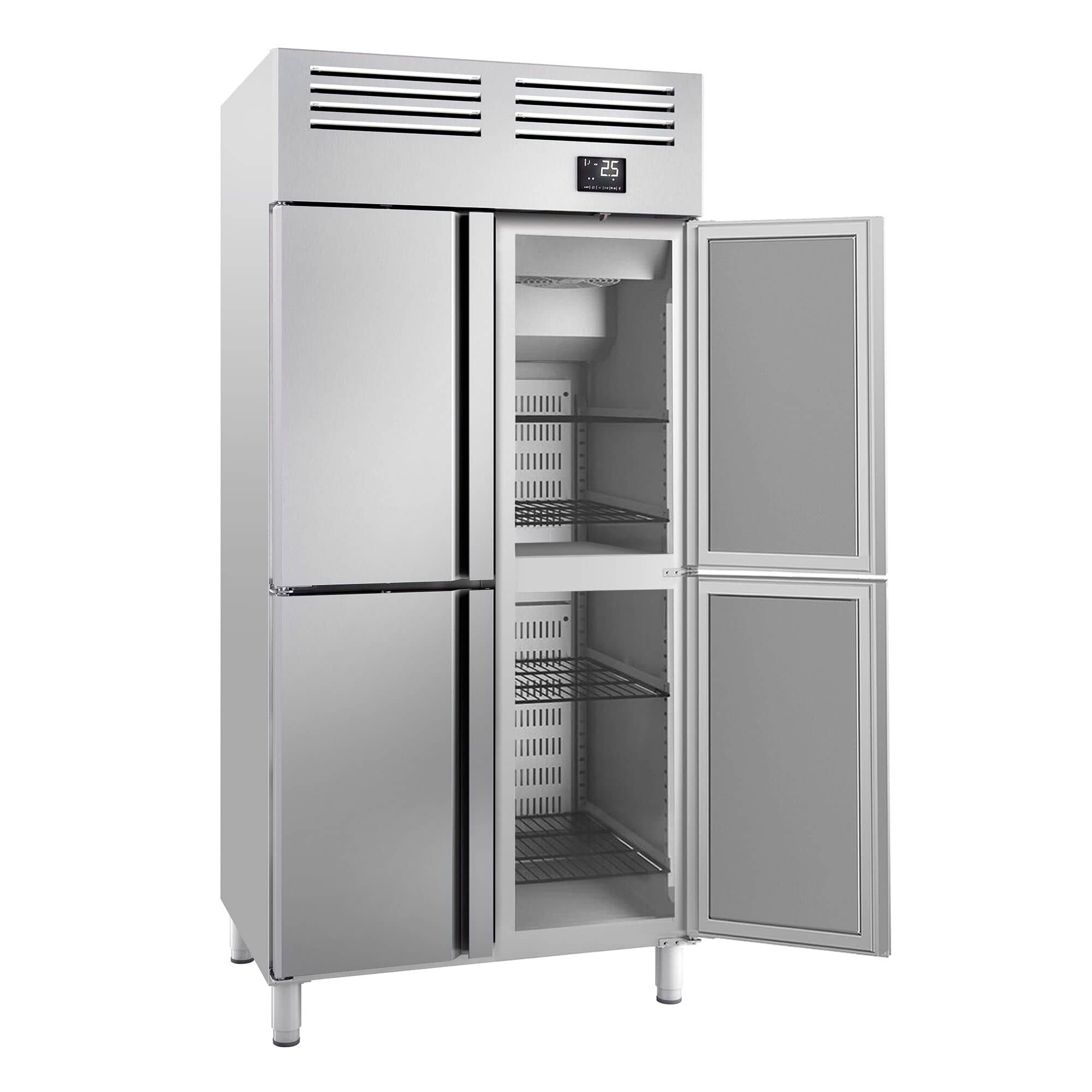 Dulap frigorific profesional din inox PREMIUM PLUS - GN 1/1 - 745 l - -2/+8 °C - cu 4 jumătăți de ușă — 5