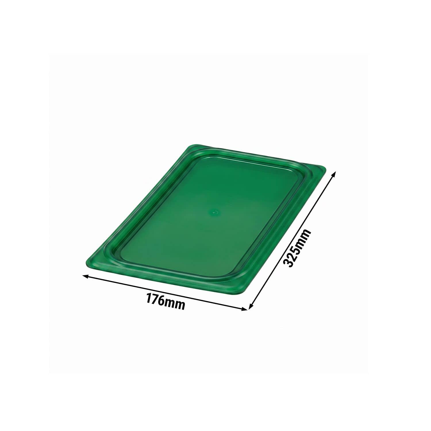 (6 bucăți) CAMBRO | SafeTrak - Capac din polipropilenă GN 1/3 - Verde — 3