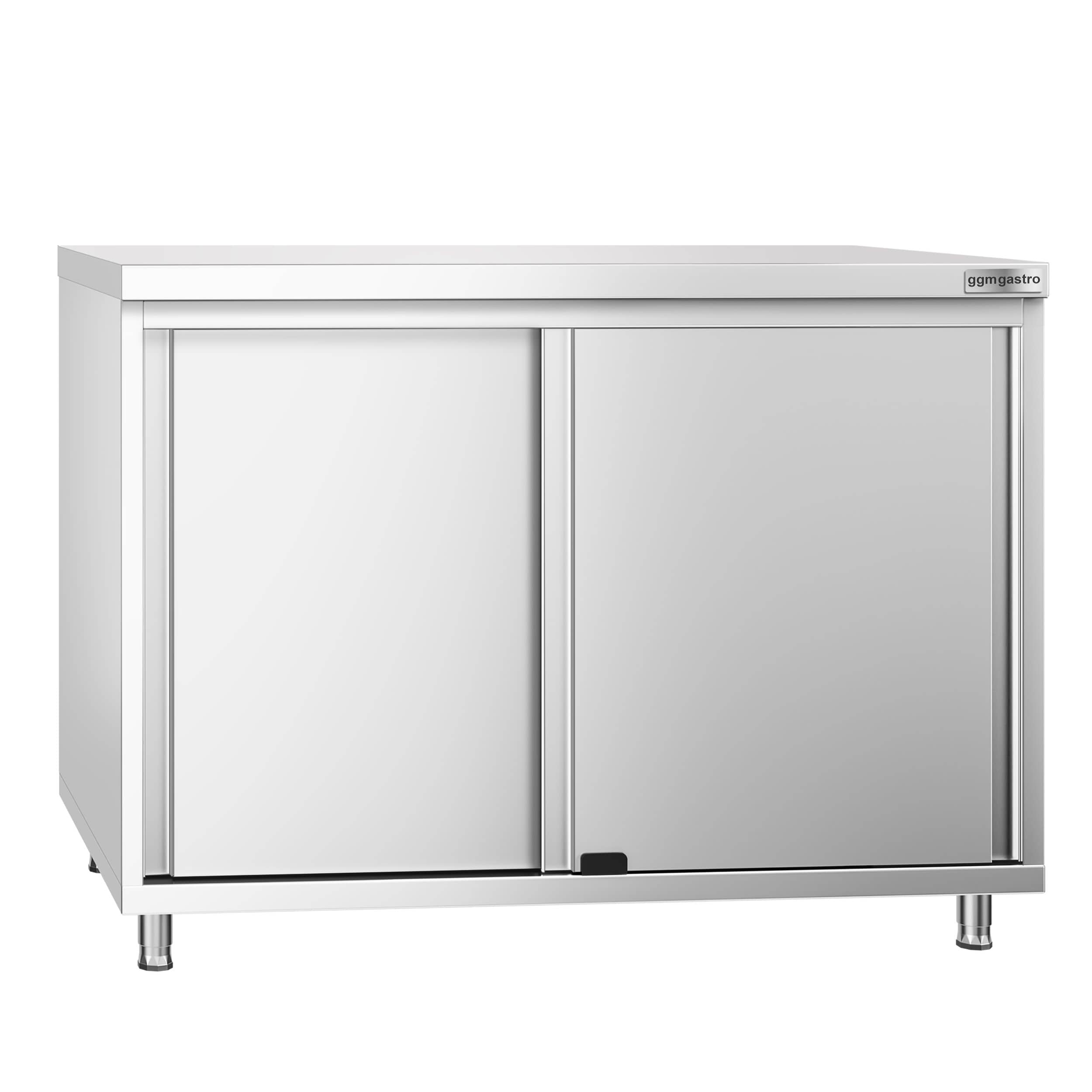 Dulap de lucru din oțel inoxidabil PREMIUM - 1000 x 600 mm - cu ușă glisantă — 4