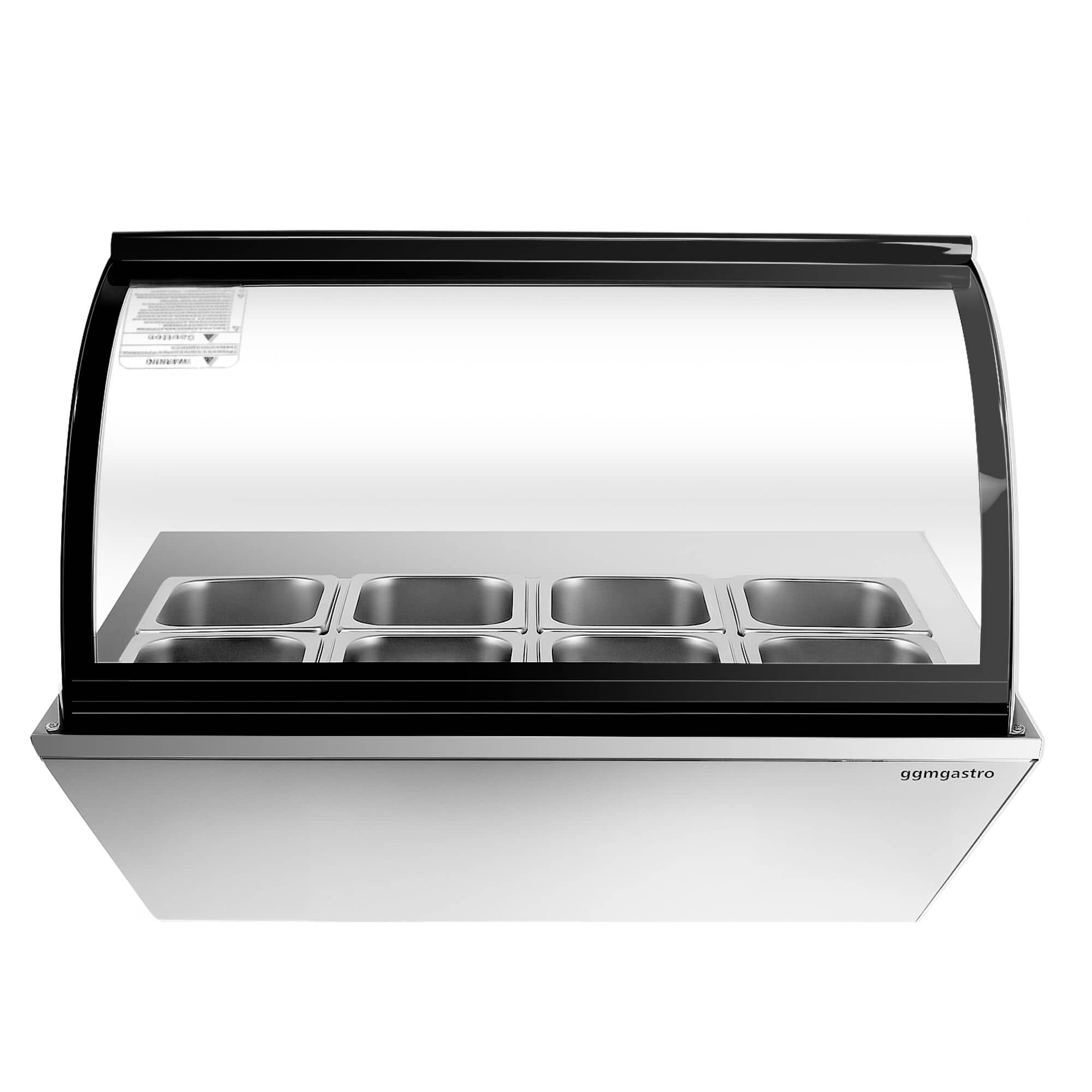 Vitrină frigorifică de masă / vitrină de suprapunere – 67 litri – 760 mm – pentru 8 tăvi GN 1/6 sau 4 tăvi GN 1/3 — 8