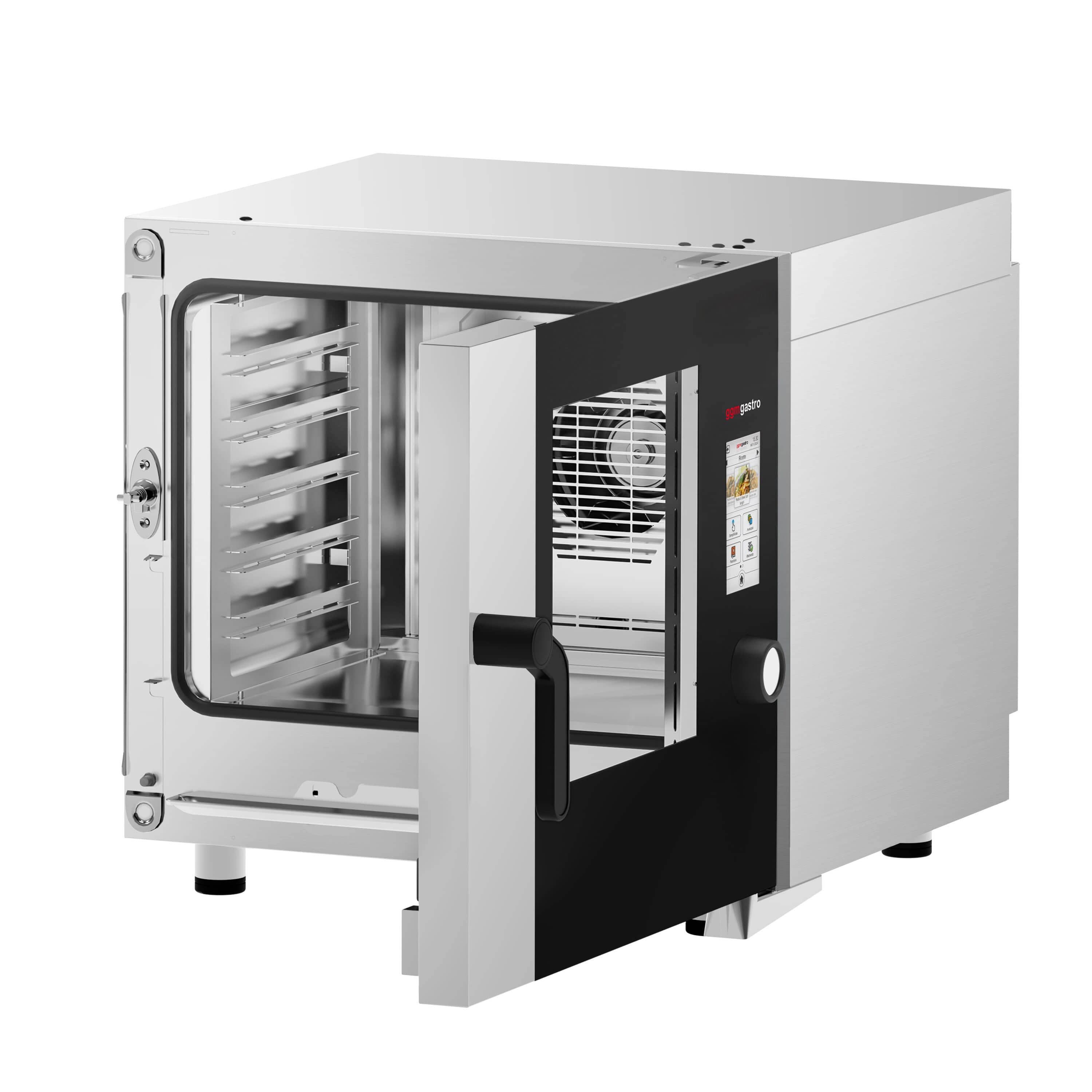 Cuptor convecție abur - Touchscreen - Ecran tactil - 5x GN 1/1 - incl. Sistem de spălare & Sondă de temperatură — 8