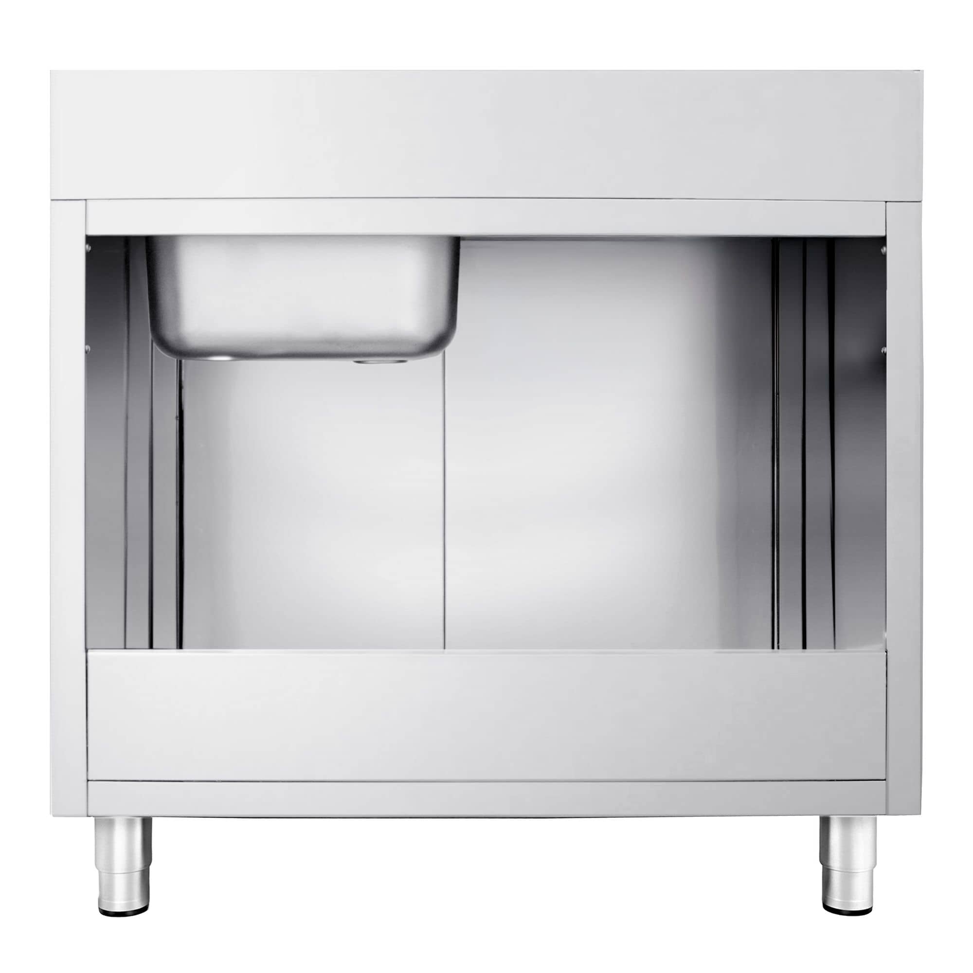 Chiuvetă tip dulap PREMIUM – 1000 x 600 mm – cu o cuvă pe partea dreaptă — 7