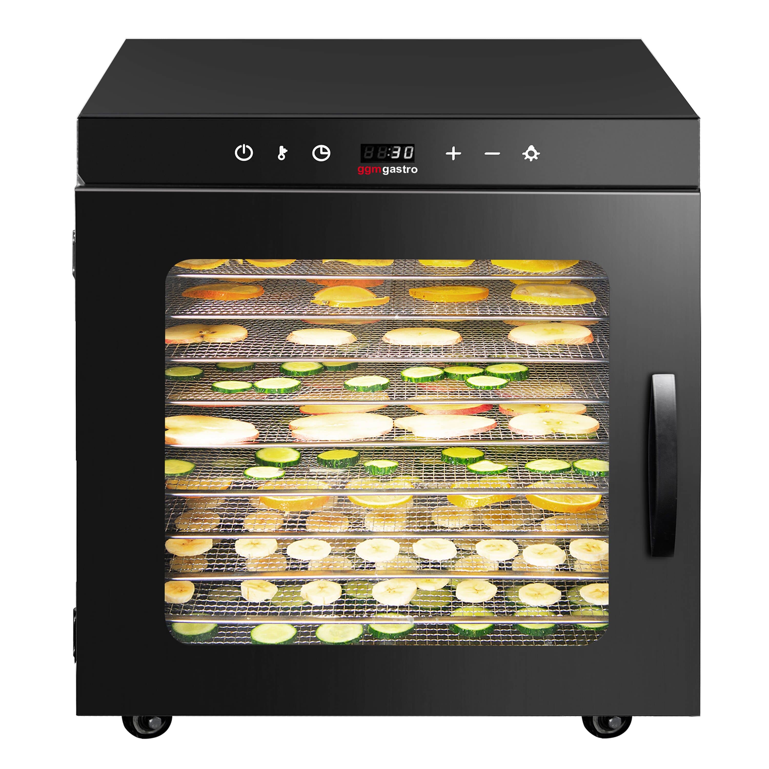 Deshidrator alimentar - inclusiv 10 tăvi de uscare - oțel inoxidabil - 800 W — 10