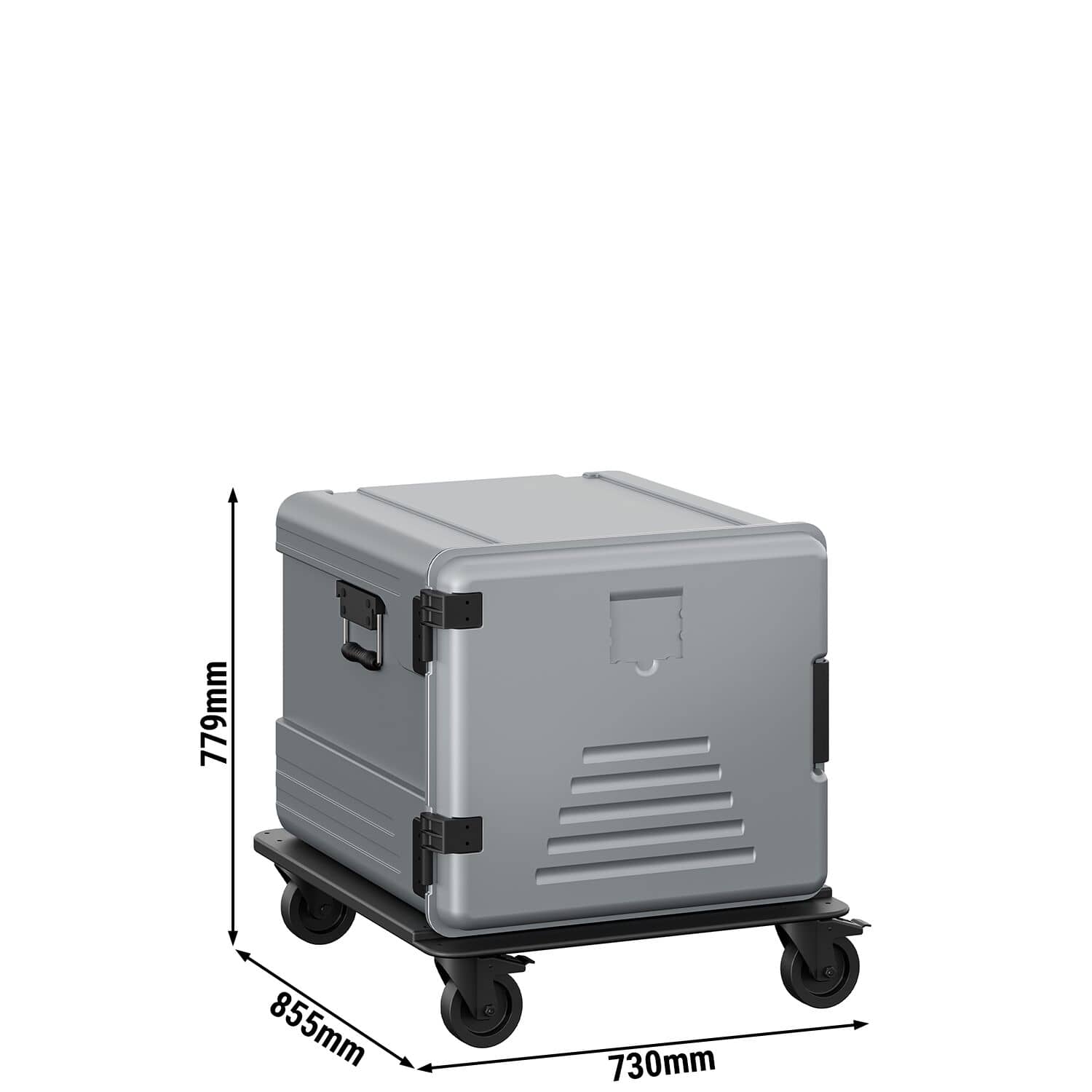 Thermobox – cu încărcare frontală – 180 litri – pentru 12 tăvi GN 2/1 — 3