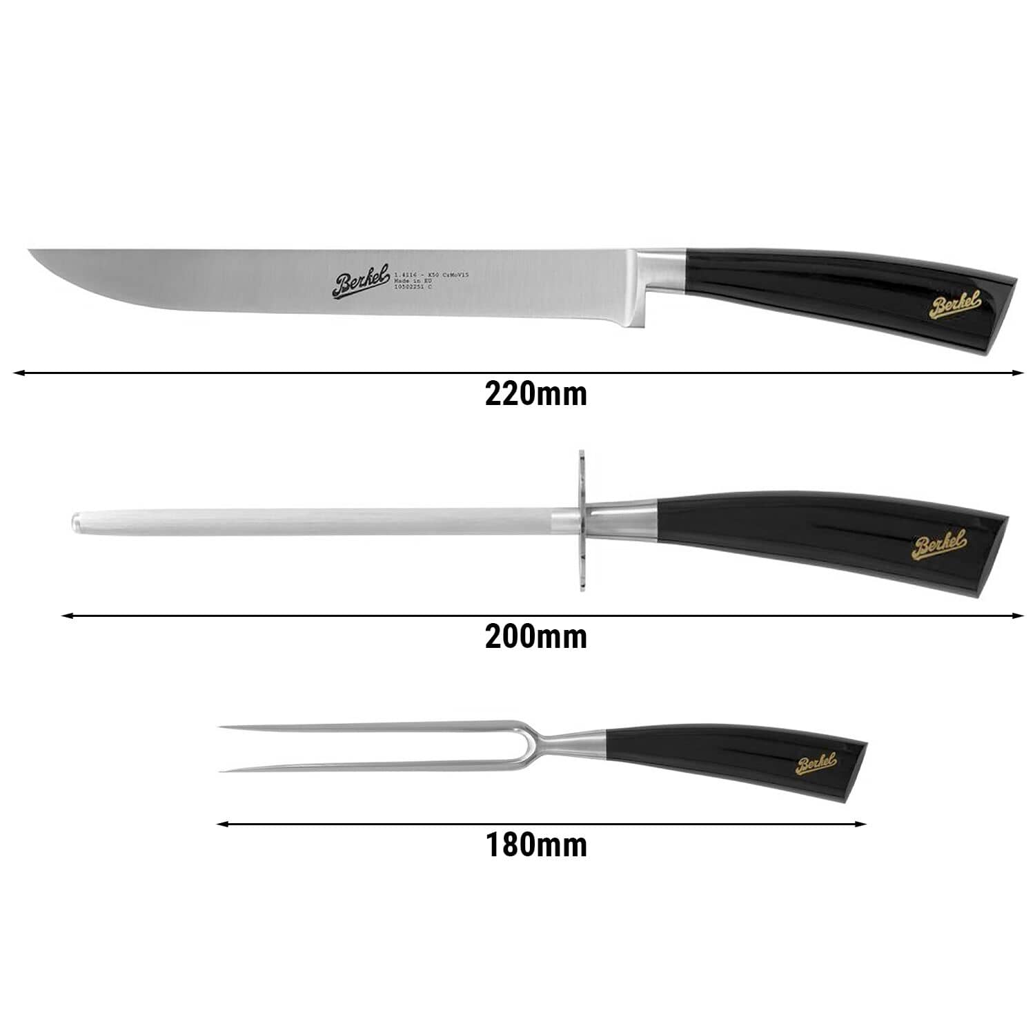 BERKEL | ELEGANCE - Set de friptură 3 piese — 3