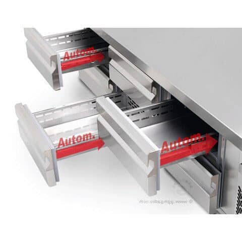Bază frigorifică pentru gătit profesională PREMIUM PLUS -2/+8 °C - 2000 mm - 310 L - 6 sertare - 6x GN 1/1 — 5