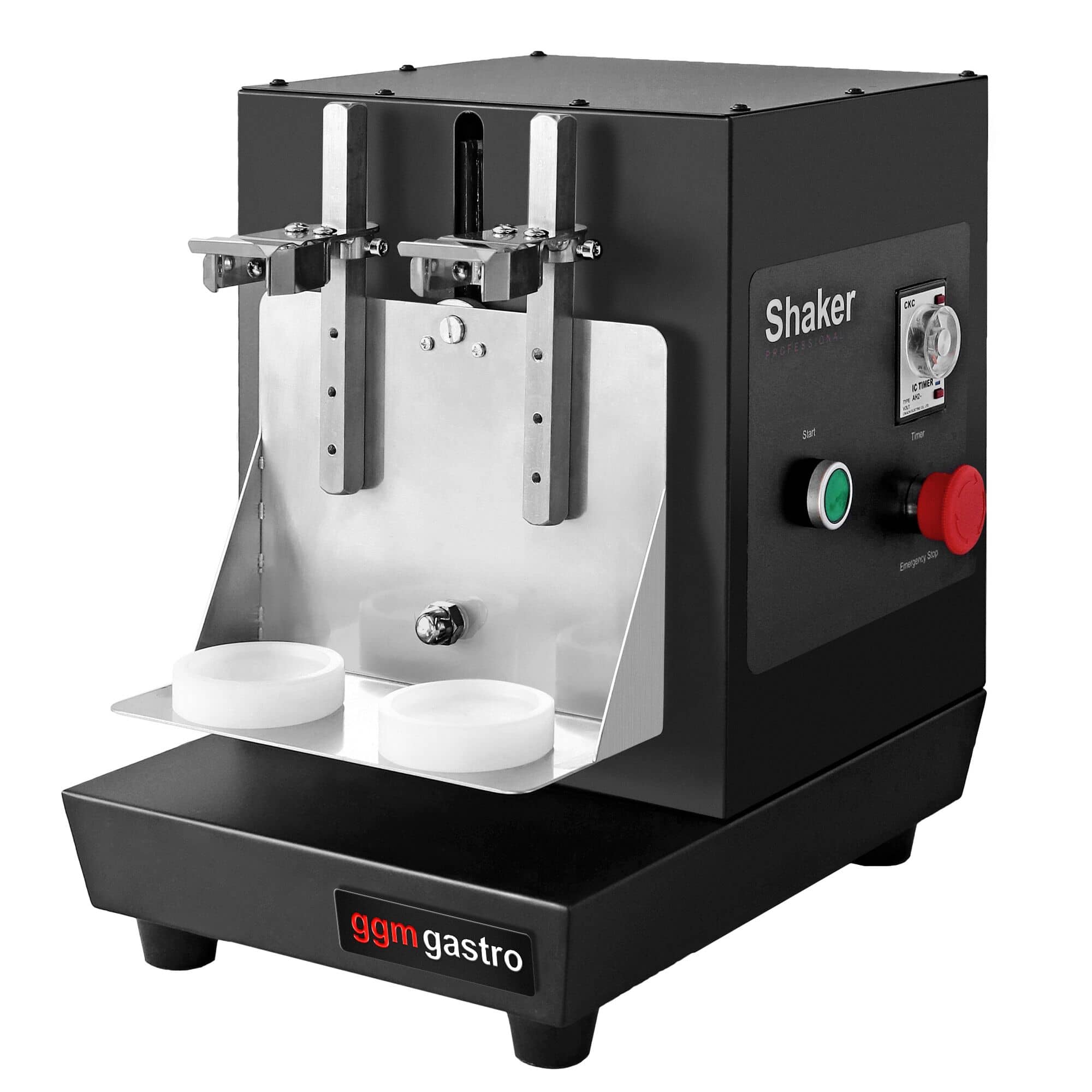 Shaker electric pentru lapte, cocktailuri și ceai cu bule – dublu – 40 W – 240 rpm – negru — 2