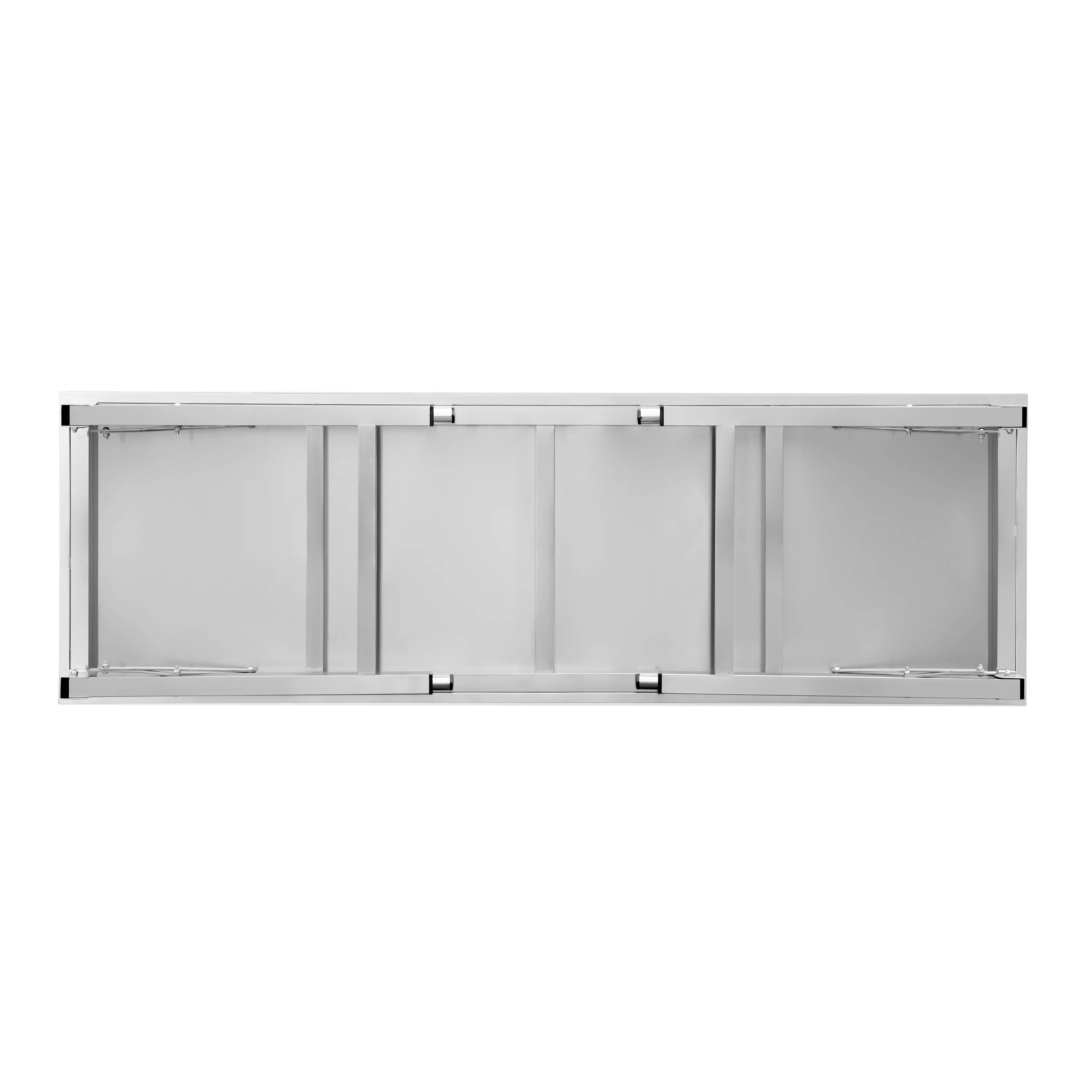 Masă de lucru din oțel inoxidabil – pliabilă – 1800 x 700 mm — 8