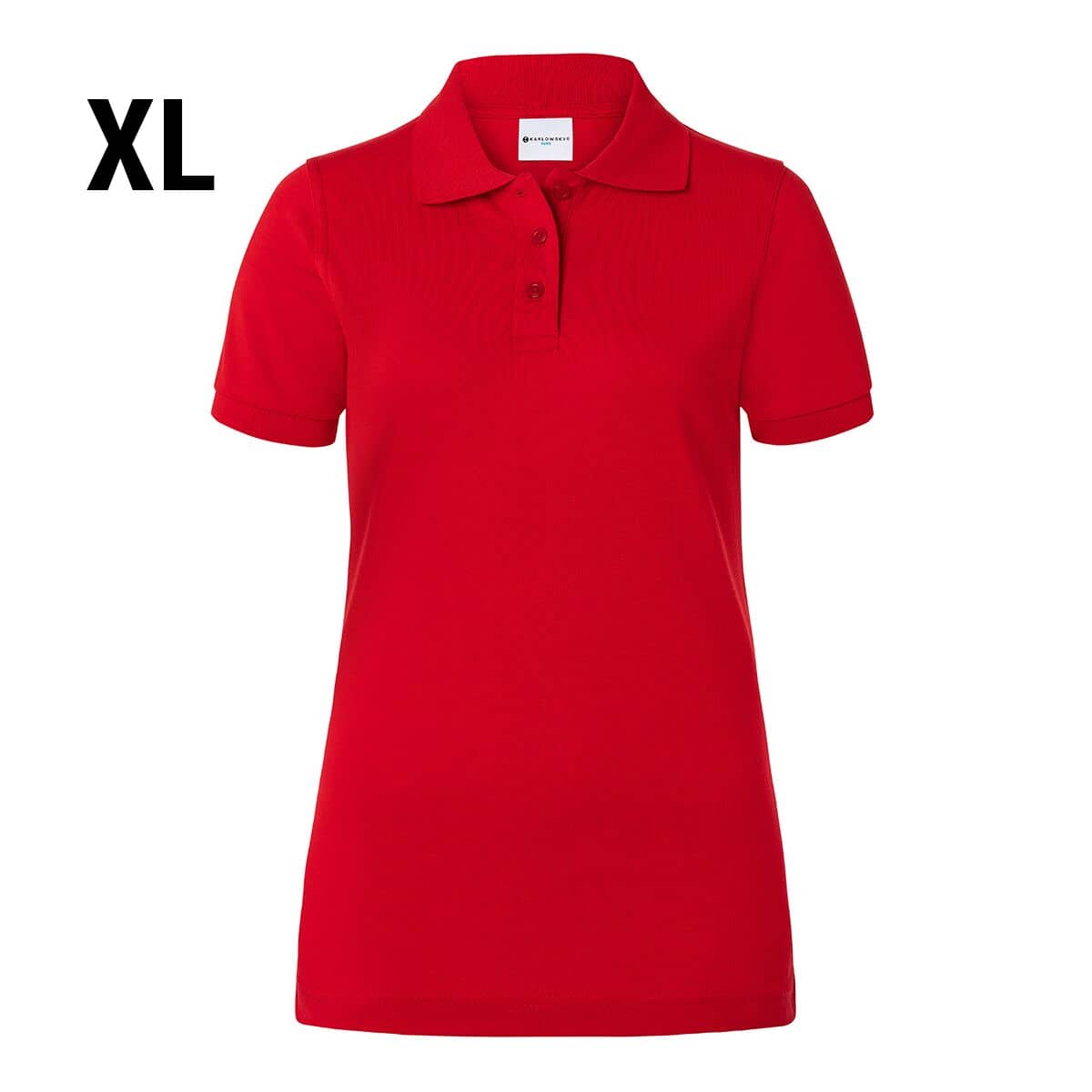 Karlowsky Basic  - Tricou polo pentru femei - Rosu - Mărime: XL — 3