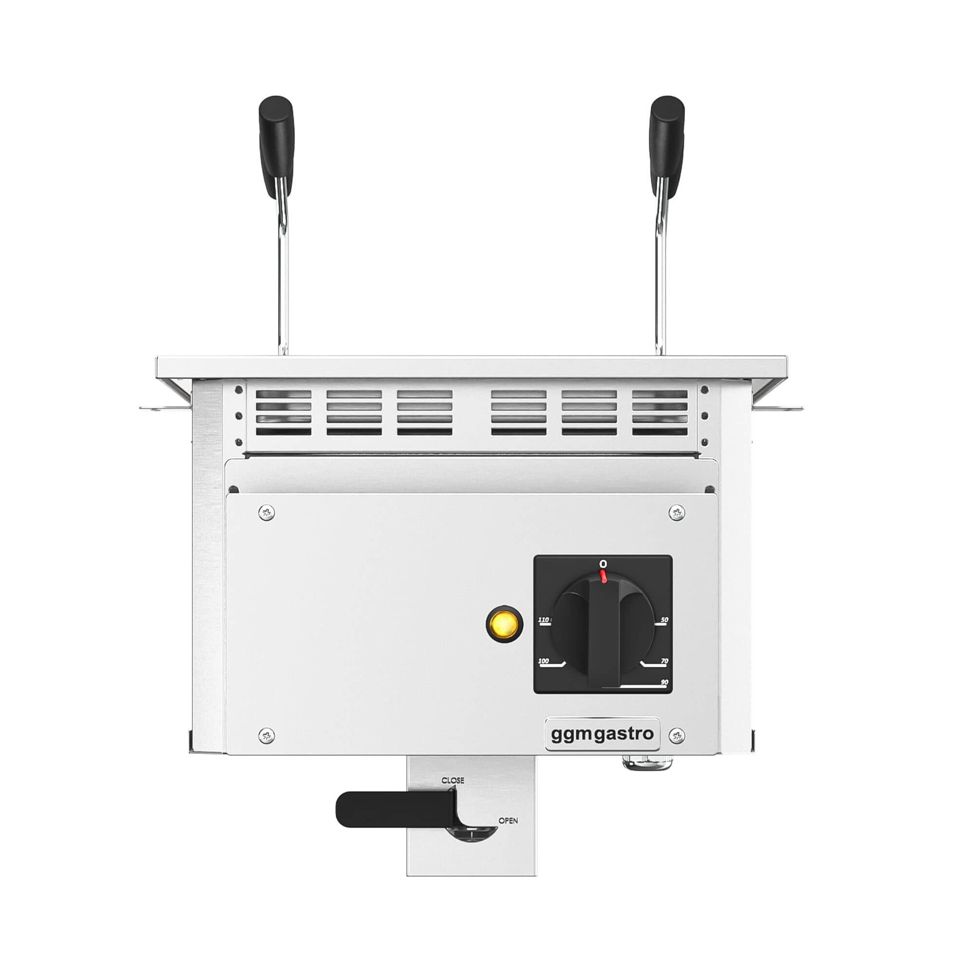 Fierbător electric de paste pentru montare încorporată – 13 litri – 7,5 kW – cu robinet de scurgere – include 3 coșuri — 4