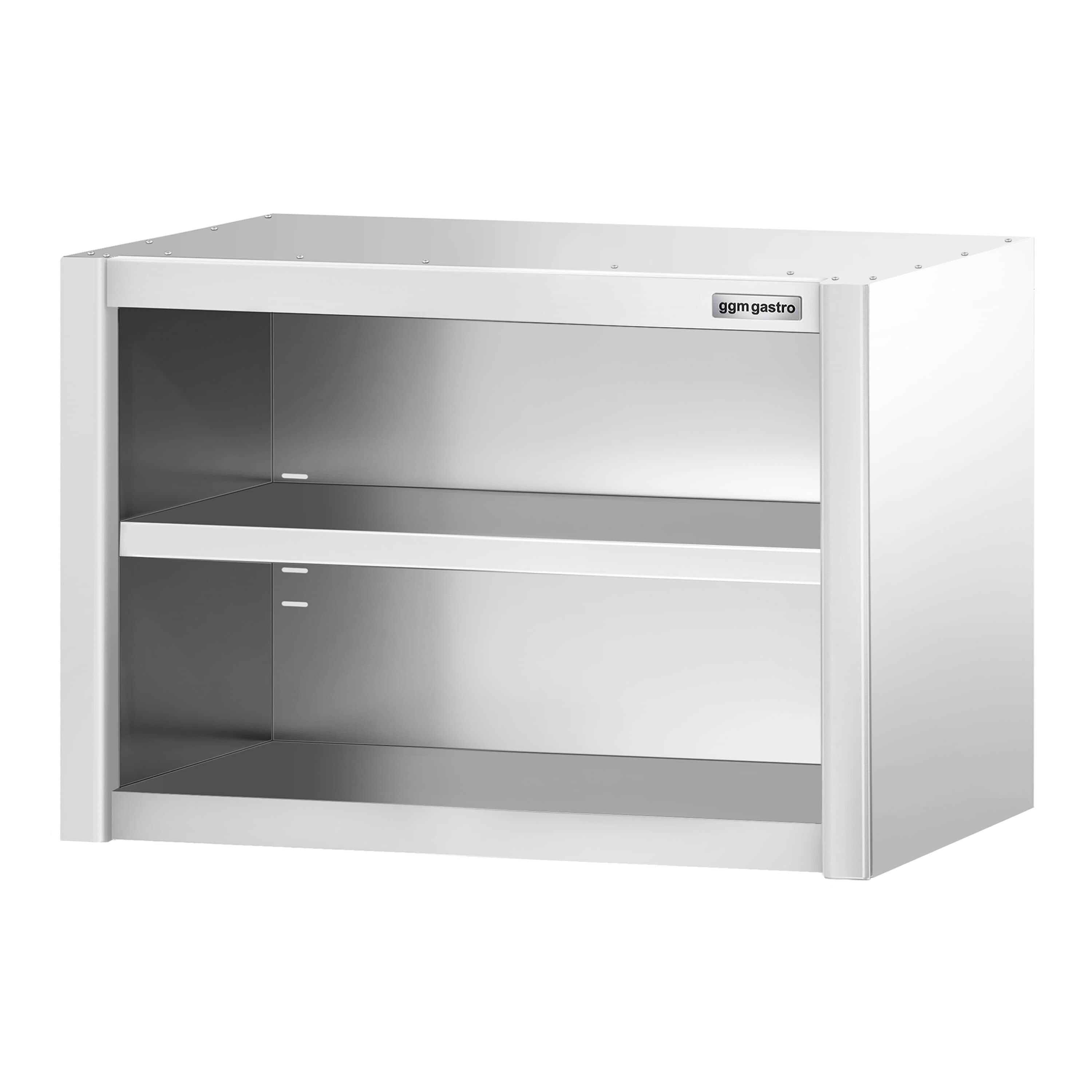 Dulap de perete din oțel inoxidabil PREMIUM - 800x400 mm - deschis - 650 mm înălțime — 6
