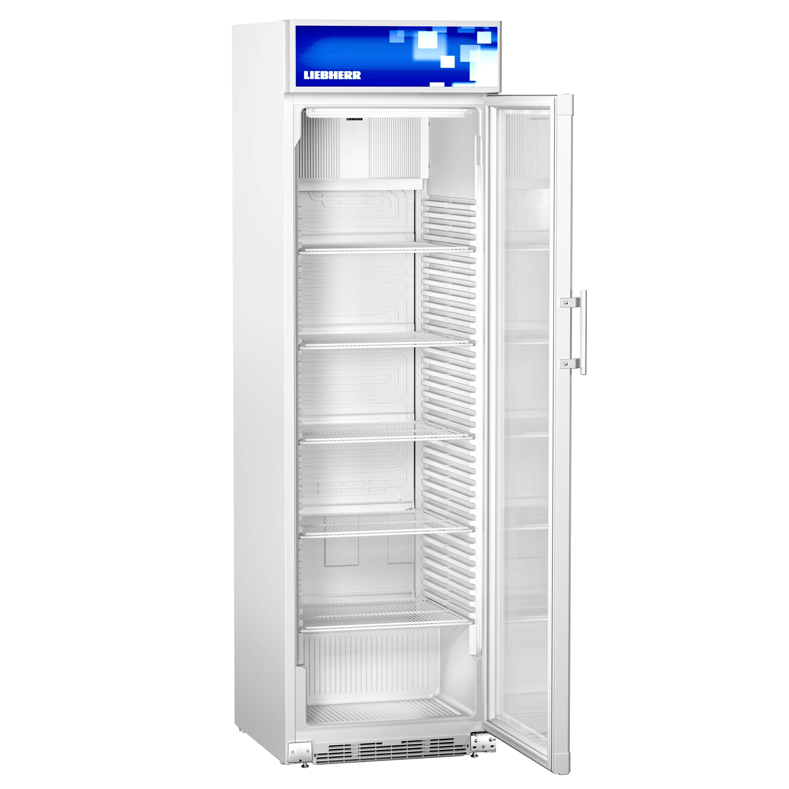 LIEBHERR | Frigider pentru băuturi COMFORT - 403 litri - cu 1 ușă din sticlă și afișaj publicitar - Alb — 4