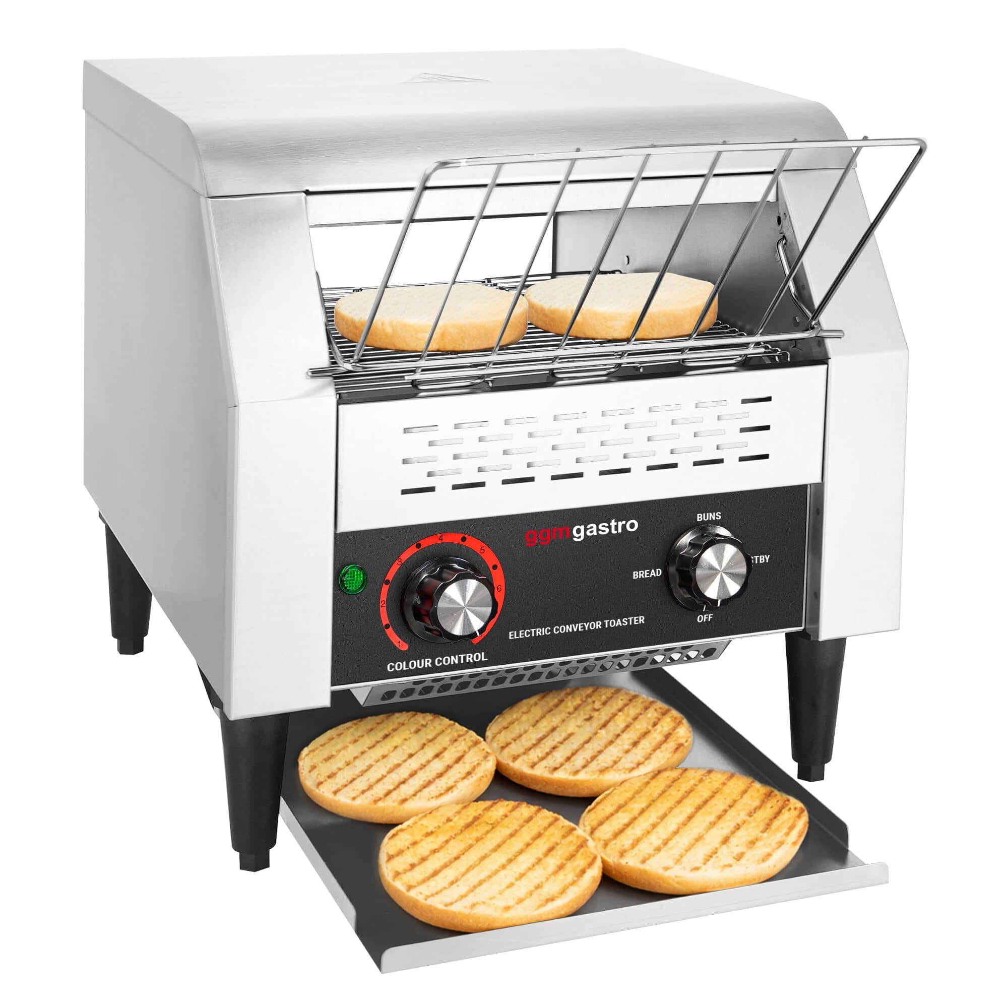 Toaster cu bandă - Manual - 2,2 kW - orizontal - aprox. 300-350 felii pâine/oră — 2