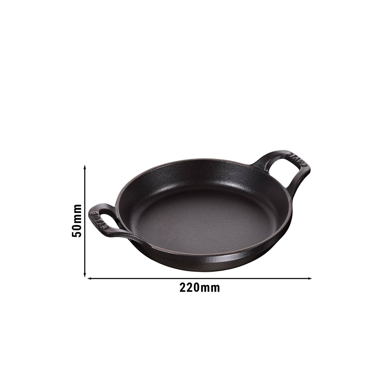 STAUB | SPECIALITATI - Tava caserola - Ø 160mm - fonta - neagra — 3