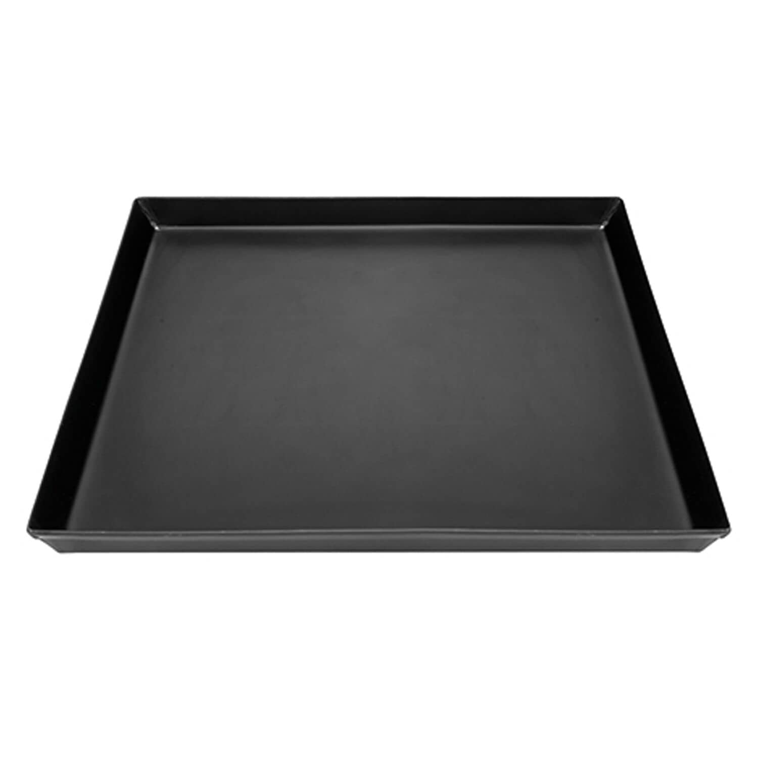 Tavă pentru pizza – tablă albastră – dreptunghiulară – 500 x 500 x 30 mm — 2