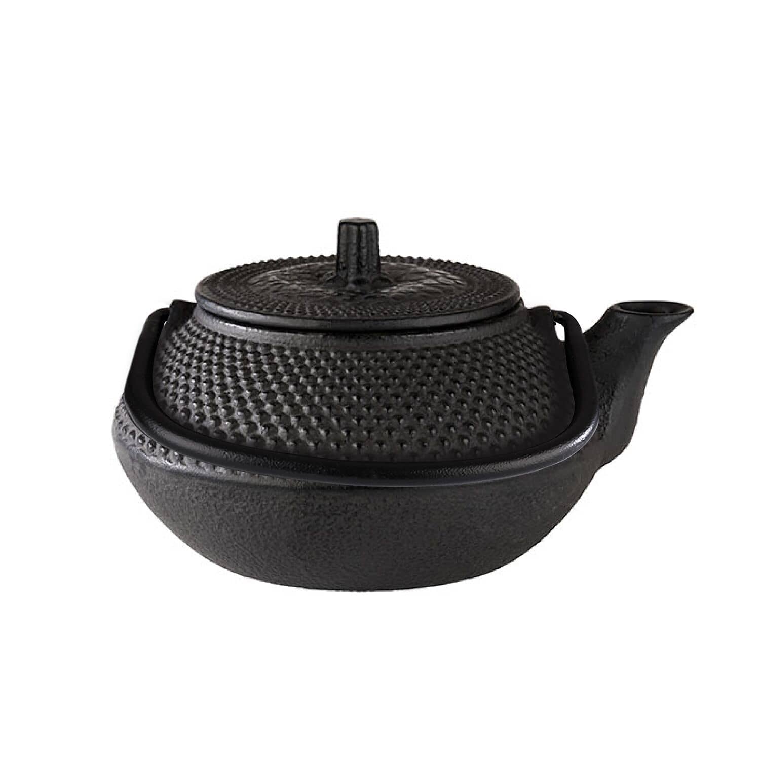 Ceainic - ASIA - 0.3 L - fontă emailată - negru — 2