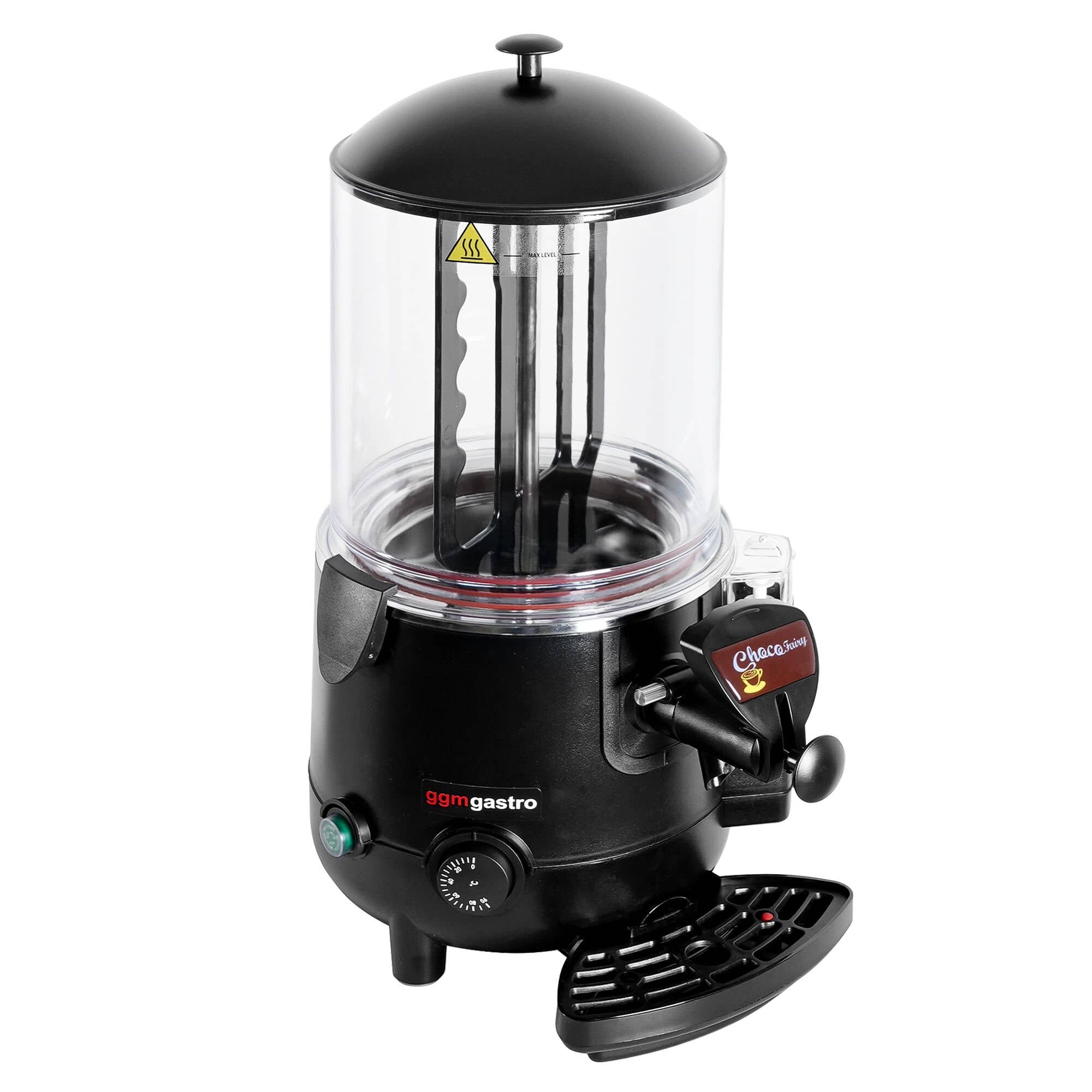 Distribuitor de ciocolată caldă – 10 litri – 1 kW – Negru — 4