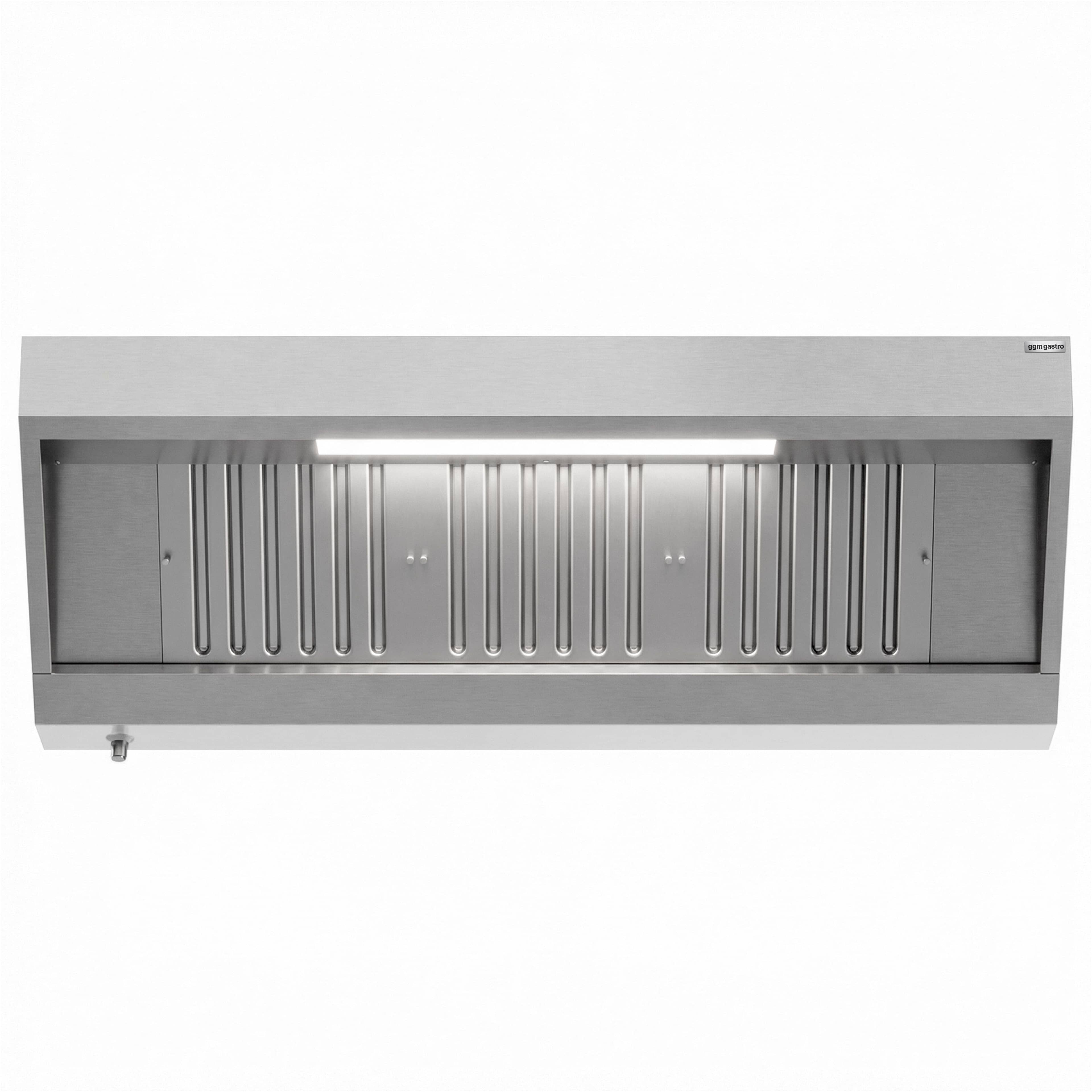 Hotă de perete fără motor - Lungime 1600 mm - adâncime 900 mm - filtre labirint și iluminare LED — 4