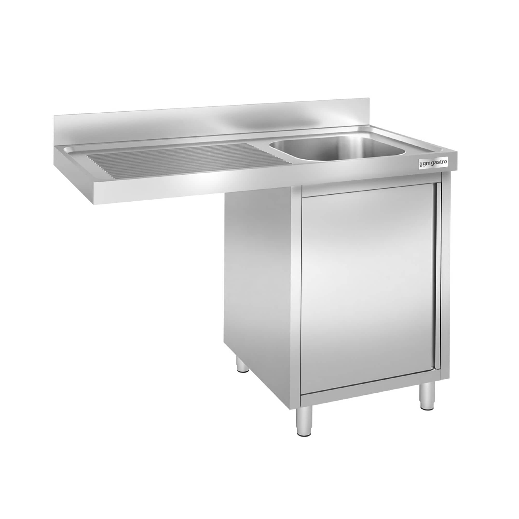 Chiuvetă tip dulap pentru mașină de spălat vase - 1200x700 mm - cu 1 cuvă dreapta — 2