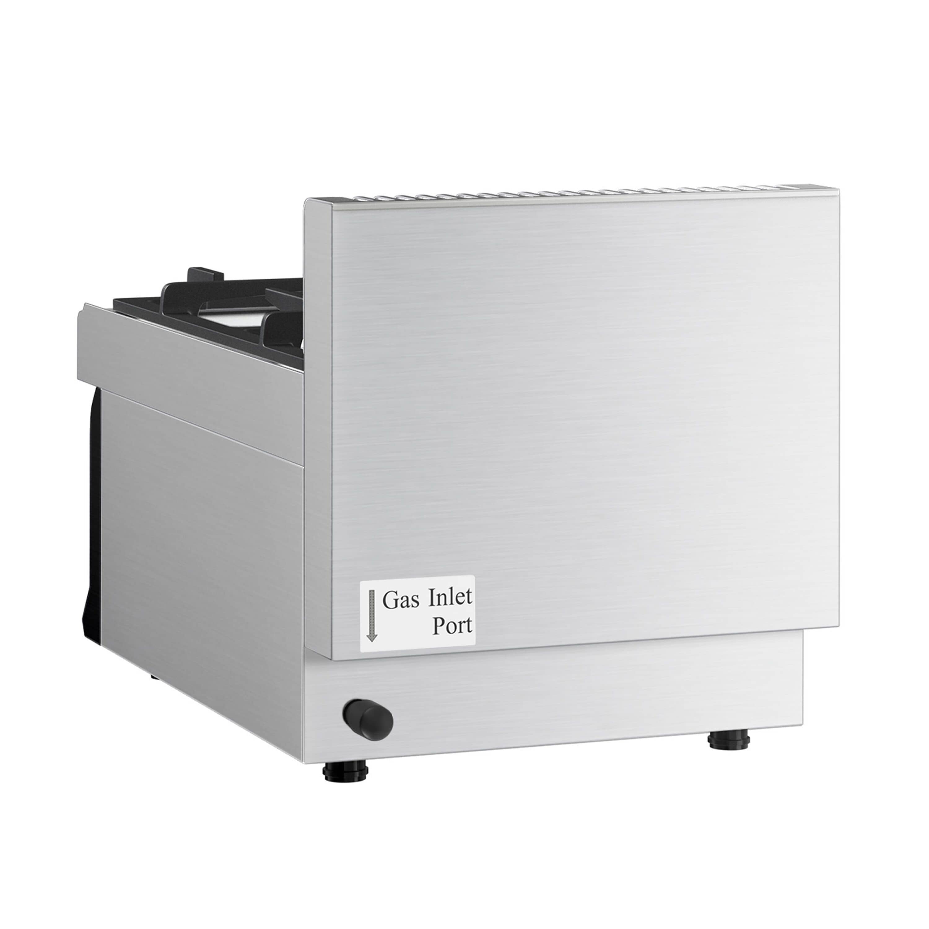 Mașină de gătit / Aragaz profesional pe gaz - seria 700 - 400x700x(H)430 mm - 10 kW - 2 arzătoare — 7