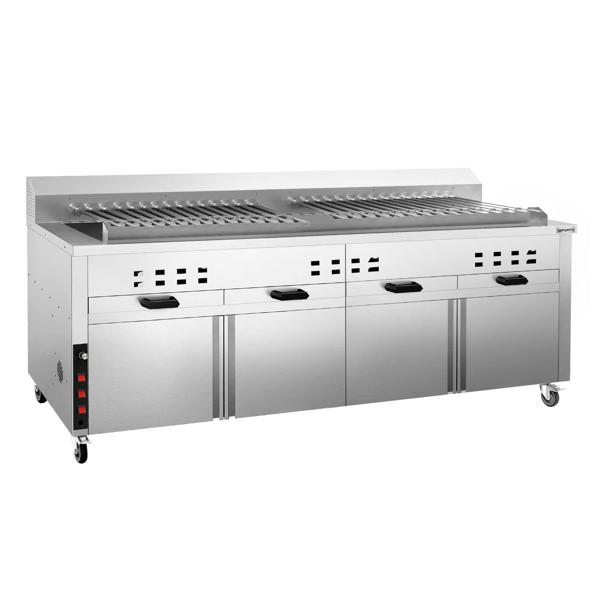 Grătar cu cărbuni – pentru Adana și Shish Kebab – pentru 30 de frigărui cu rotație automată — 5