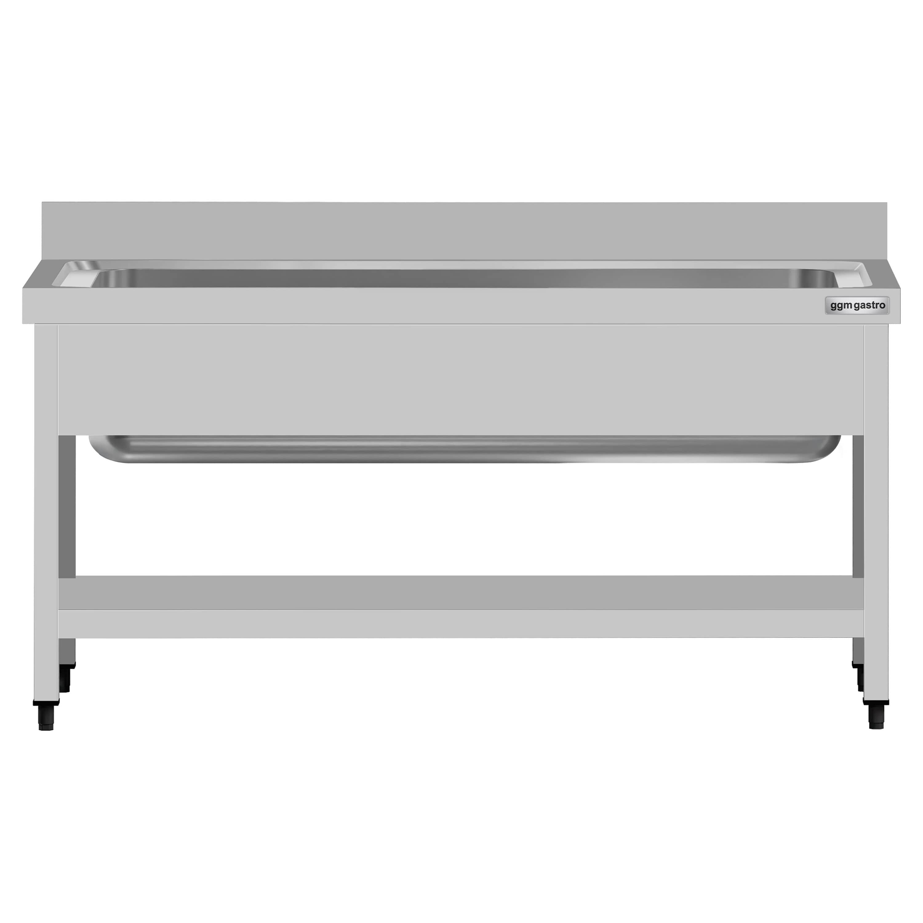 Chiuvetă pentru spălat vase ECO – 1400 x 700 mm – cu poliță și 1 cuvă — 4