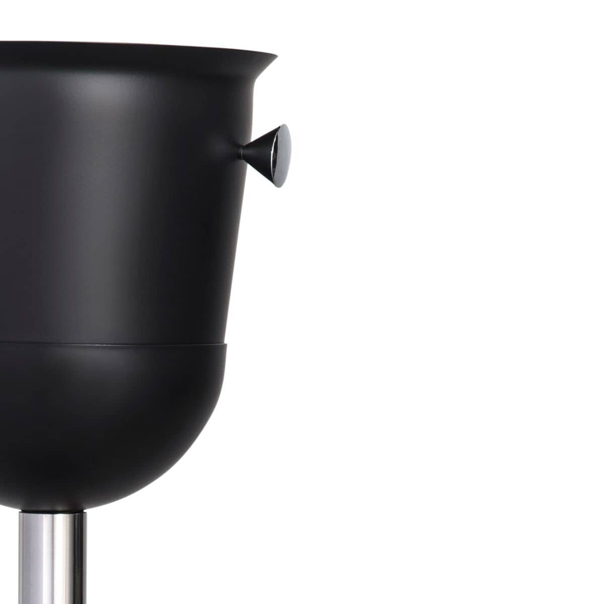 Stativ răcitor vin/ șampanie - BLACK LINE - oțel inoxidabil - Înălțime: 610 mm - negru — 4