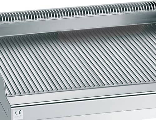 Plită de gătit electrică – 9,6 kW – cu caneluri — 4