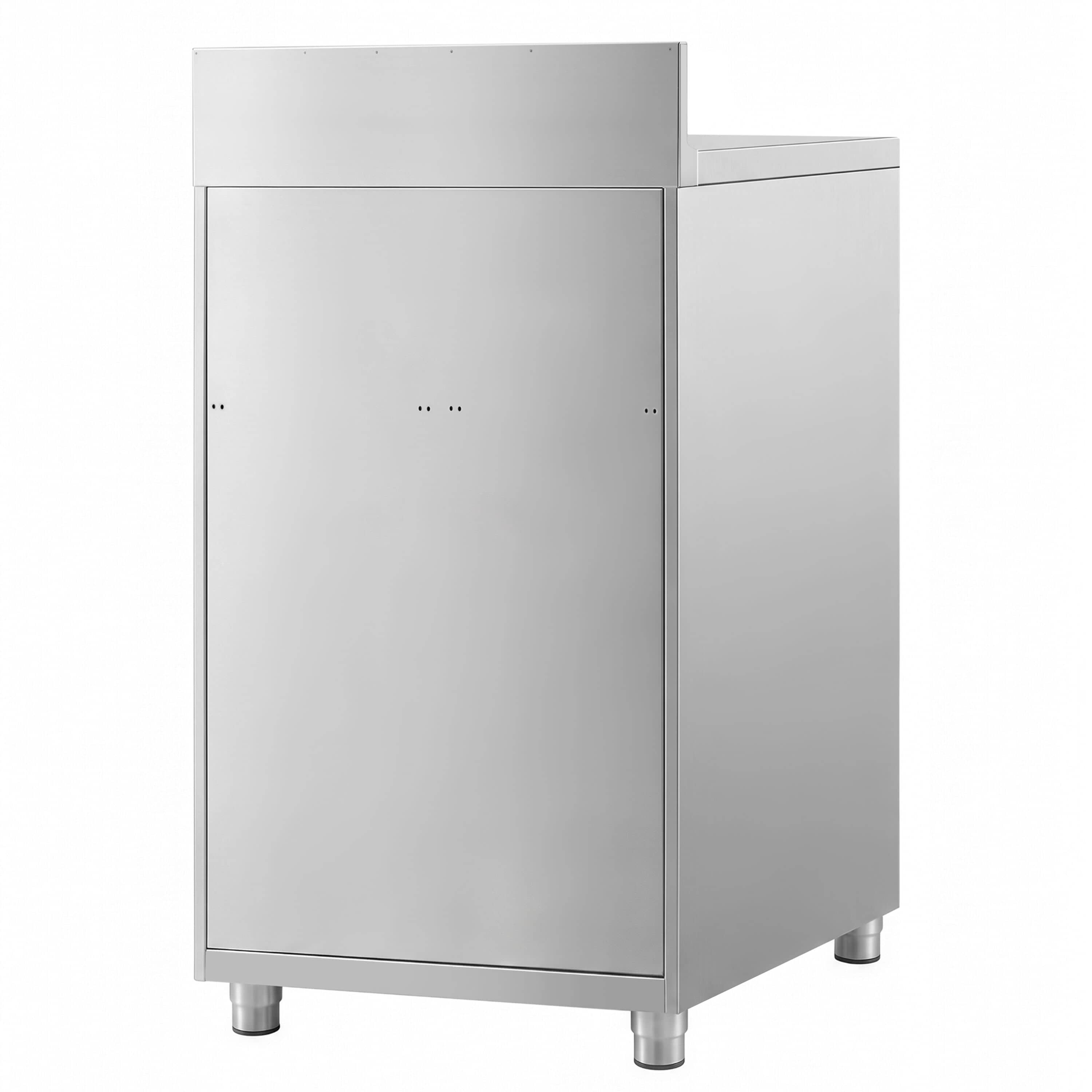 Dulap de lucru – pentru mașina de cafea – 600 x 600 mm – cu 2 uși batante, 2 sertare și rebord — 8