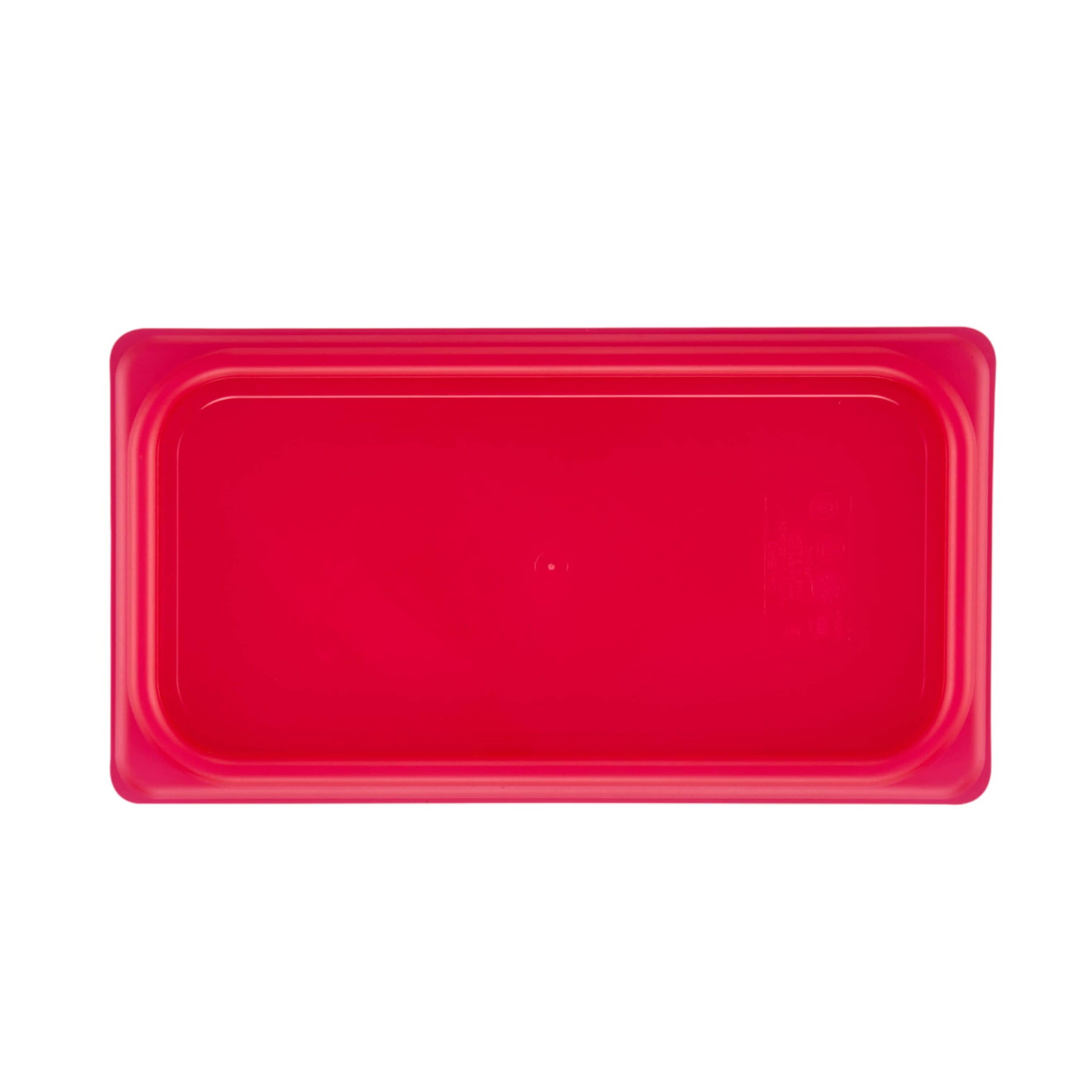 (6 bucăți) CAMBRO | SafeTrak - Capac din polipropilenă GN 1/3 - Roșu — 5