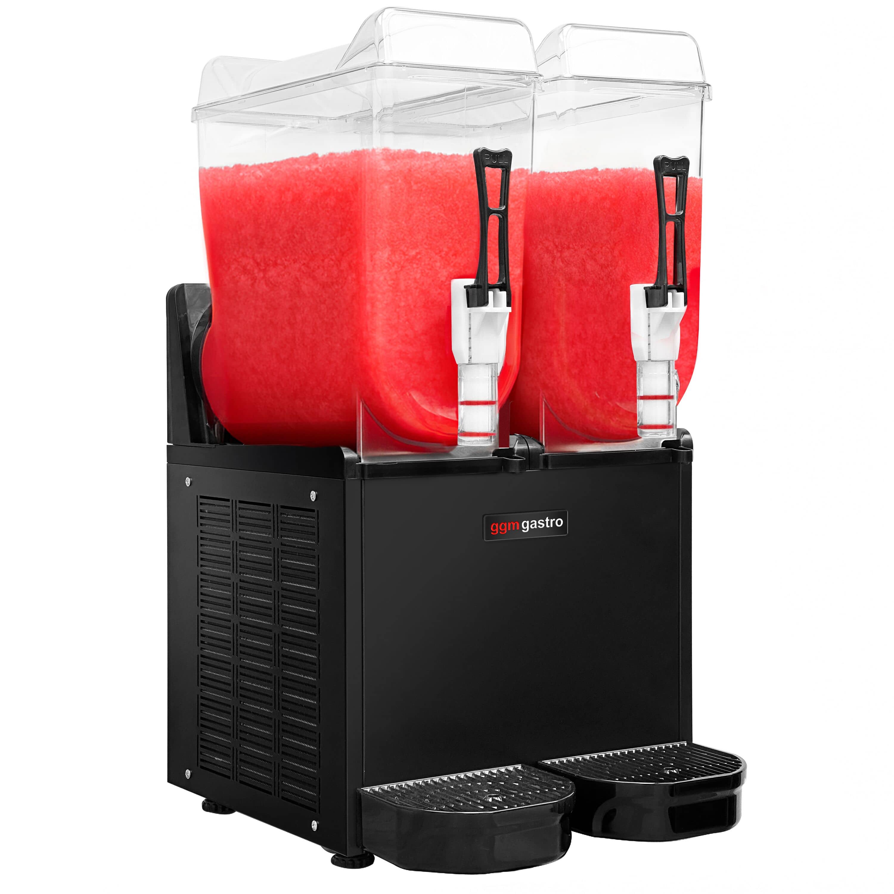 Aparat granita PROFESIONALĂ - 2 x 12 litri - 984 W - Negru — 2