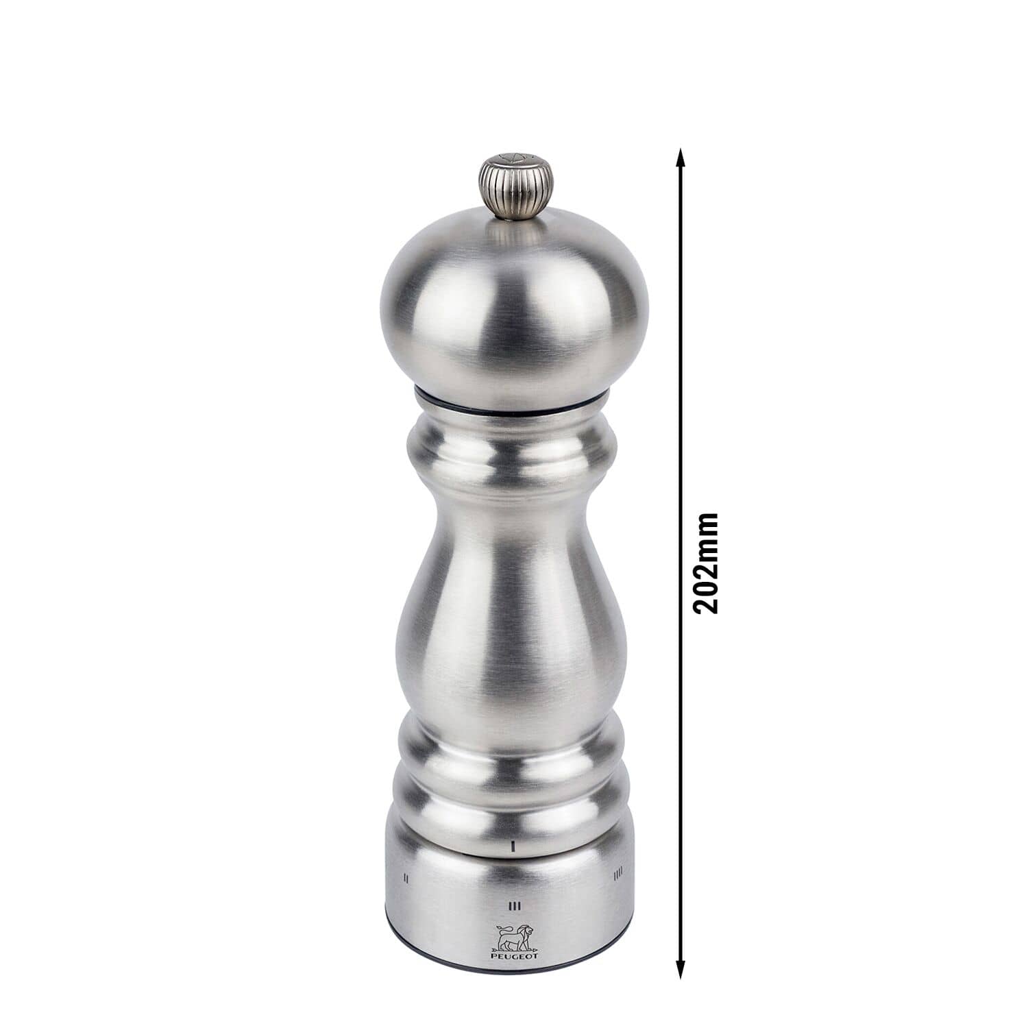 (6 bucăți) PEUGEOT | PARIS CHEF - Râșniță de piper - u'Select - Oțel inoxidabil - Înălțime: 180 mm — 3