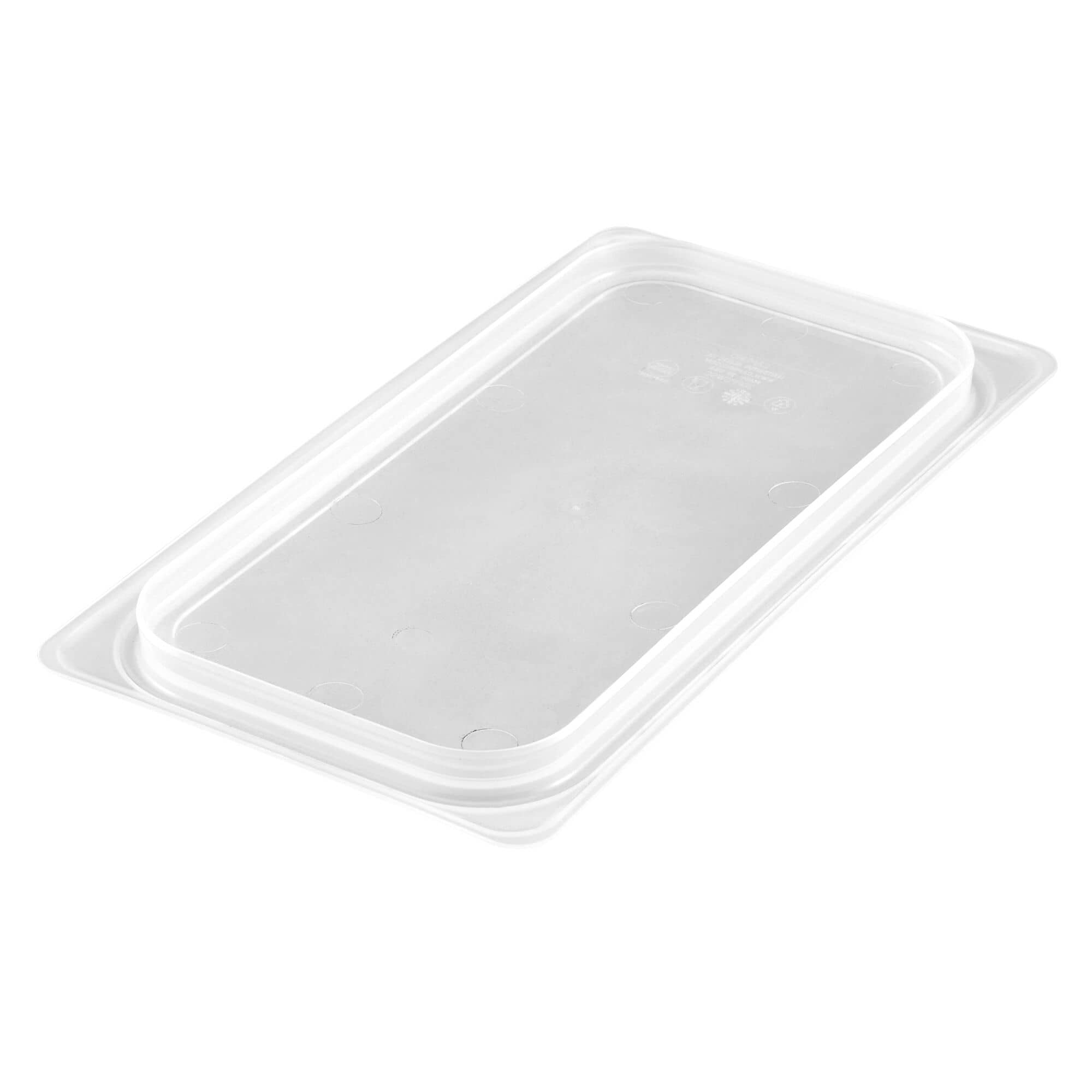 (6 bucăți) CAMBRO | Camwear® capac GN din polipropilenă 1/3 - etanș - lăptos — 6