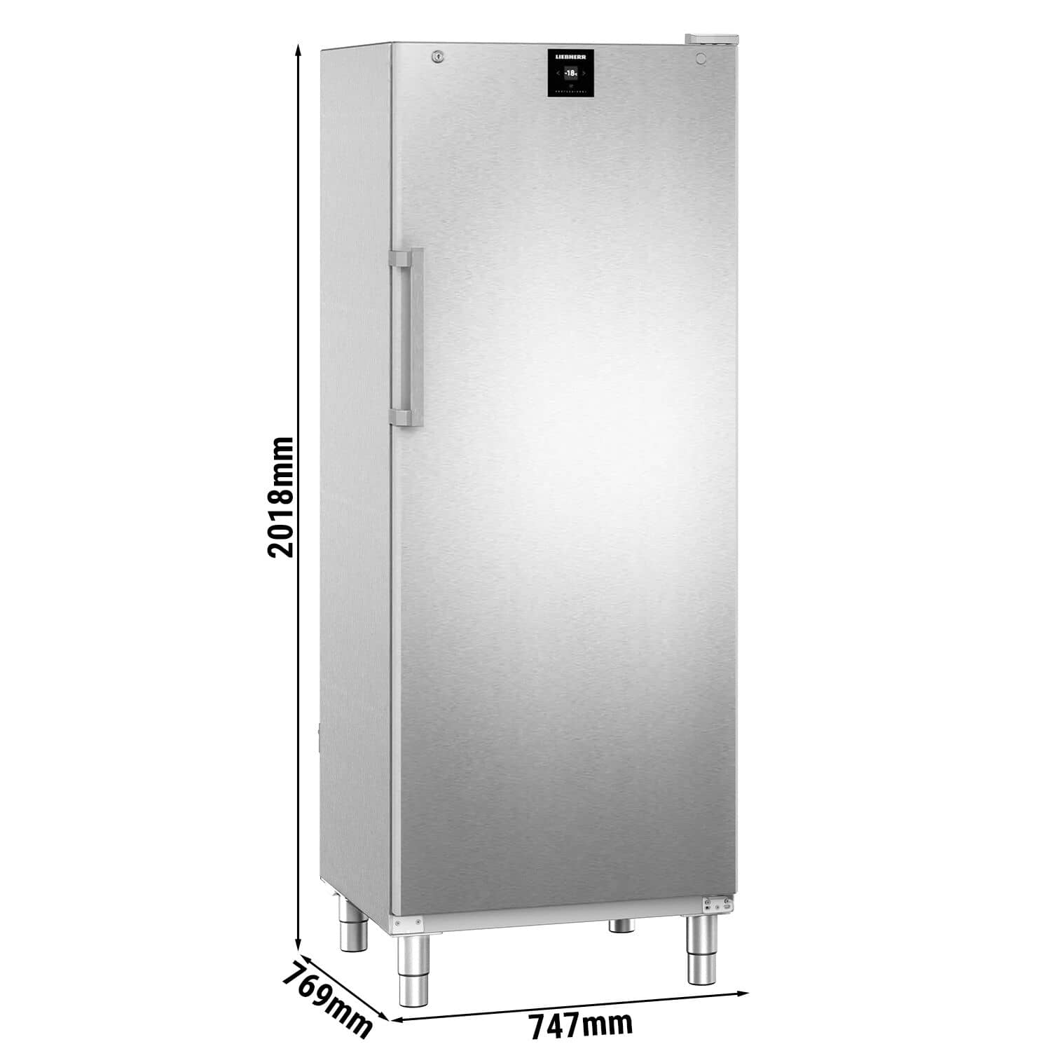 LIEBHERR | Congelator otel inoxidabil PERFECTION - 544L - Interior din plastic - cu 1 ușă — 3