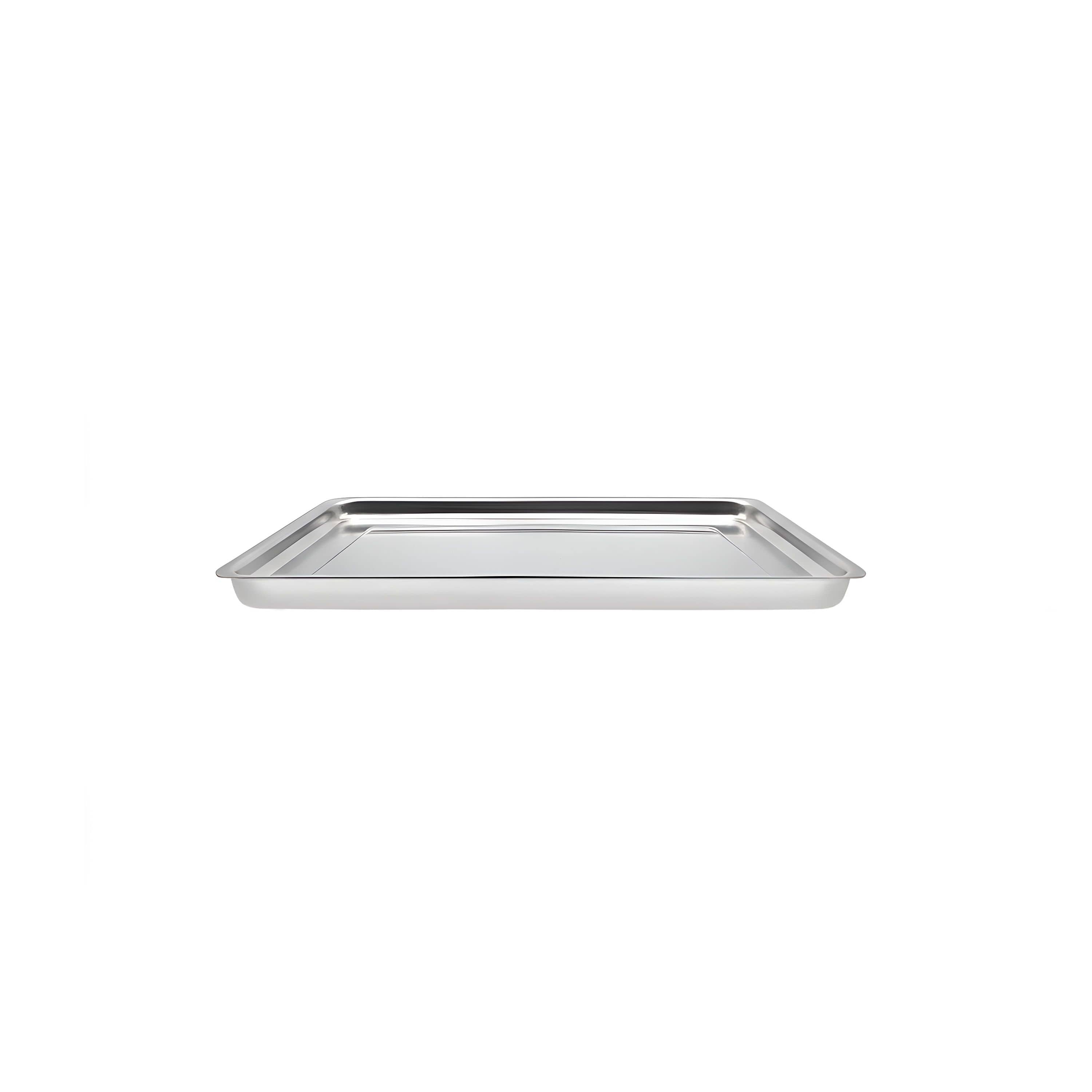Platou servire - oțel inoxidabil - dreptunghiular - 393x268 mm - Înălțime: 40 mm — 4
