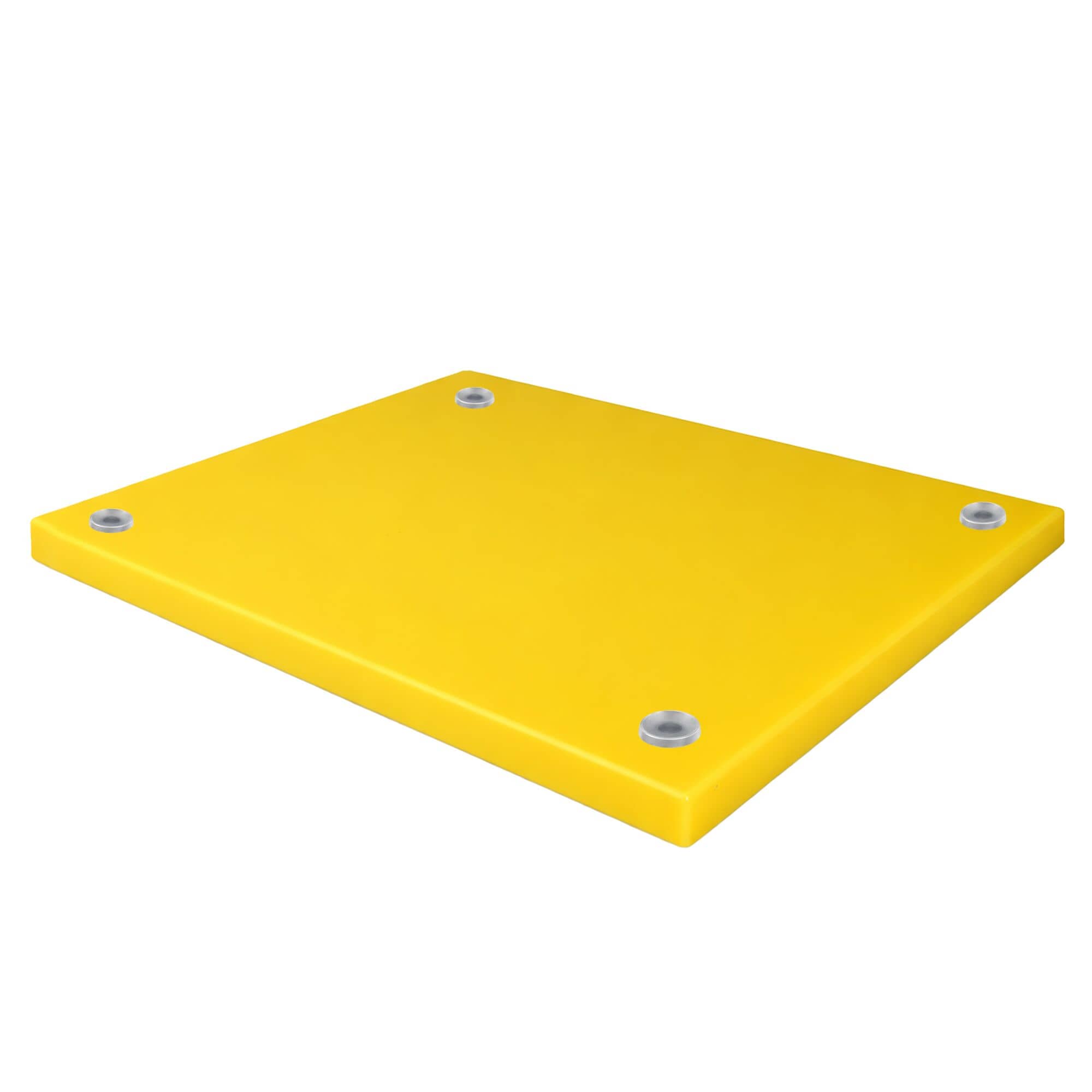 Tocător HACCP - 600x400 mm - grosime: 20 mm - polietilenă HDPE 500 - galben - anti‑alunecare — 4