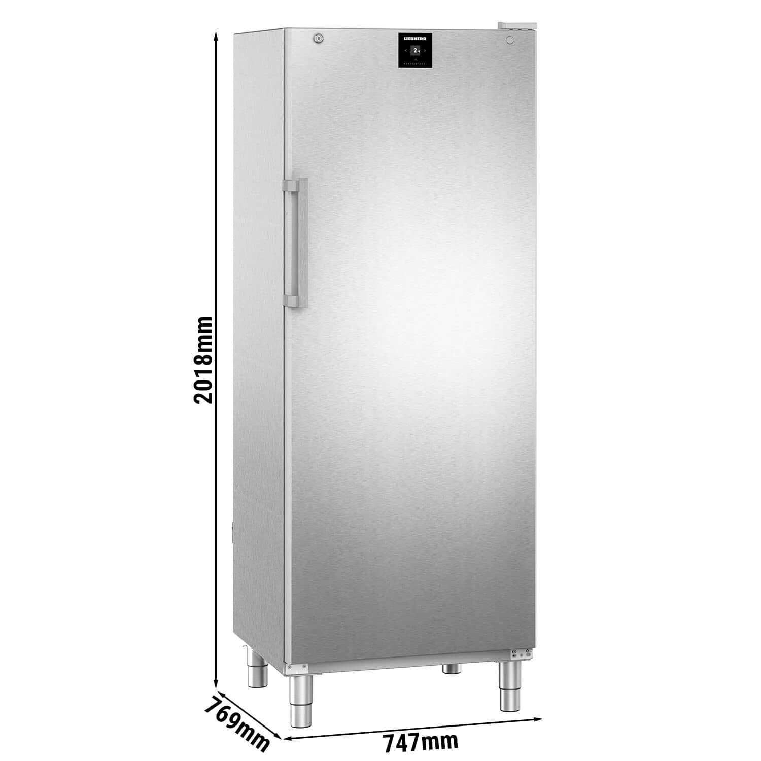 LIEBHERR | Frigider otel inoxidabil PERFECTION - 655L - GN 2/1 - Interior din plastic - cu 1 ușă — 3