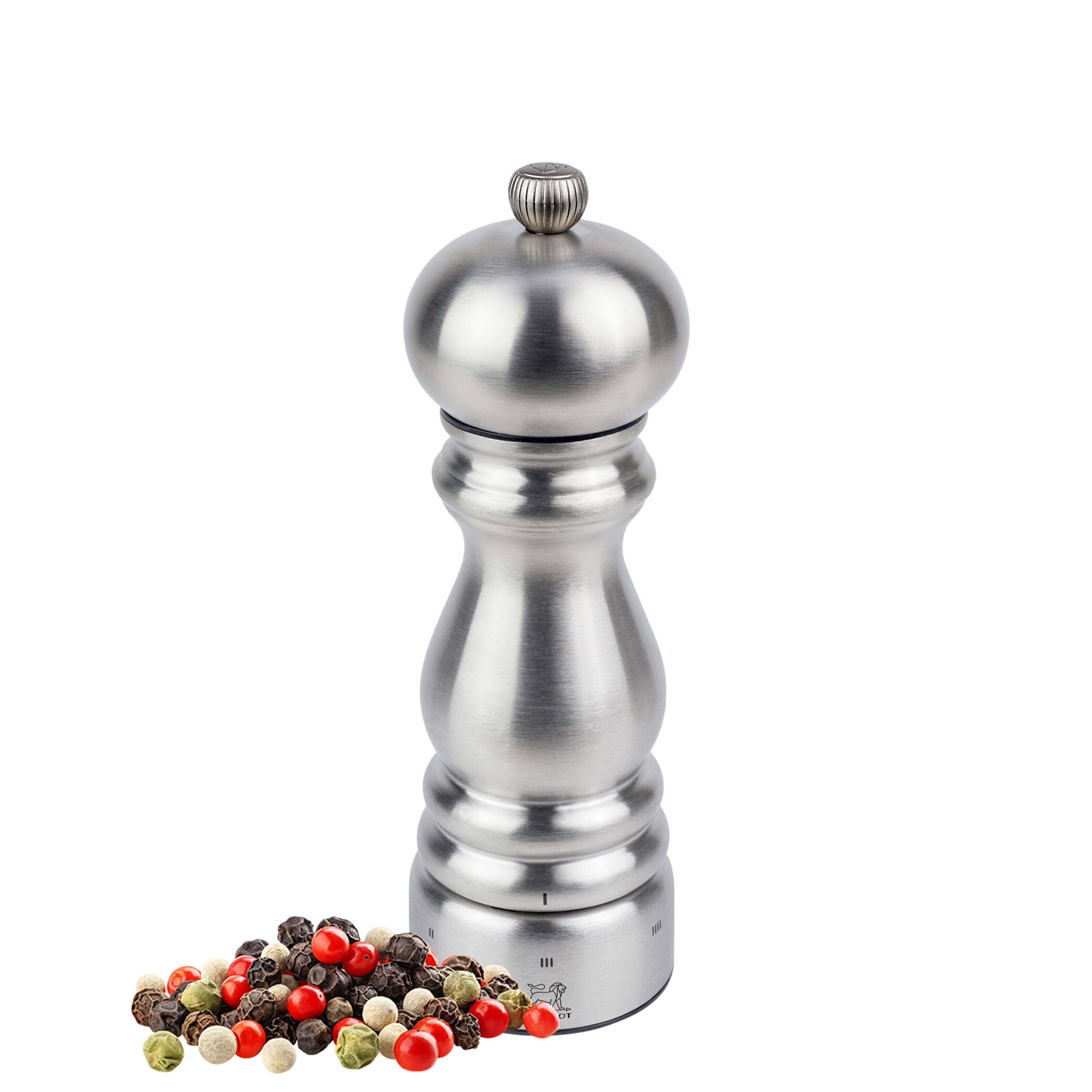 (6 bucăți) PEUGEOT | PARIS CHEF - Râșniță de piper - u'Select - Oțel inoxidabil - Înălțime: 180 mm — 2
