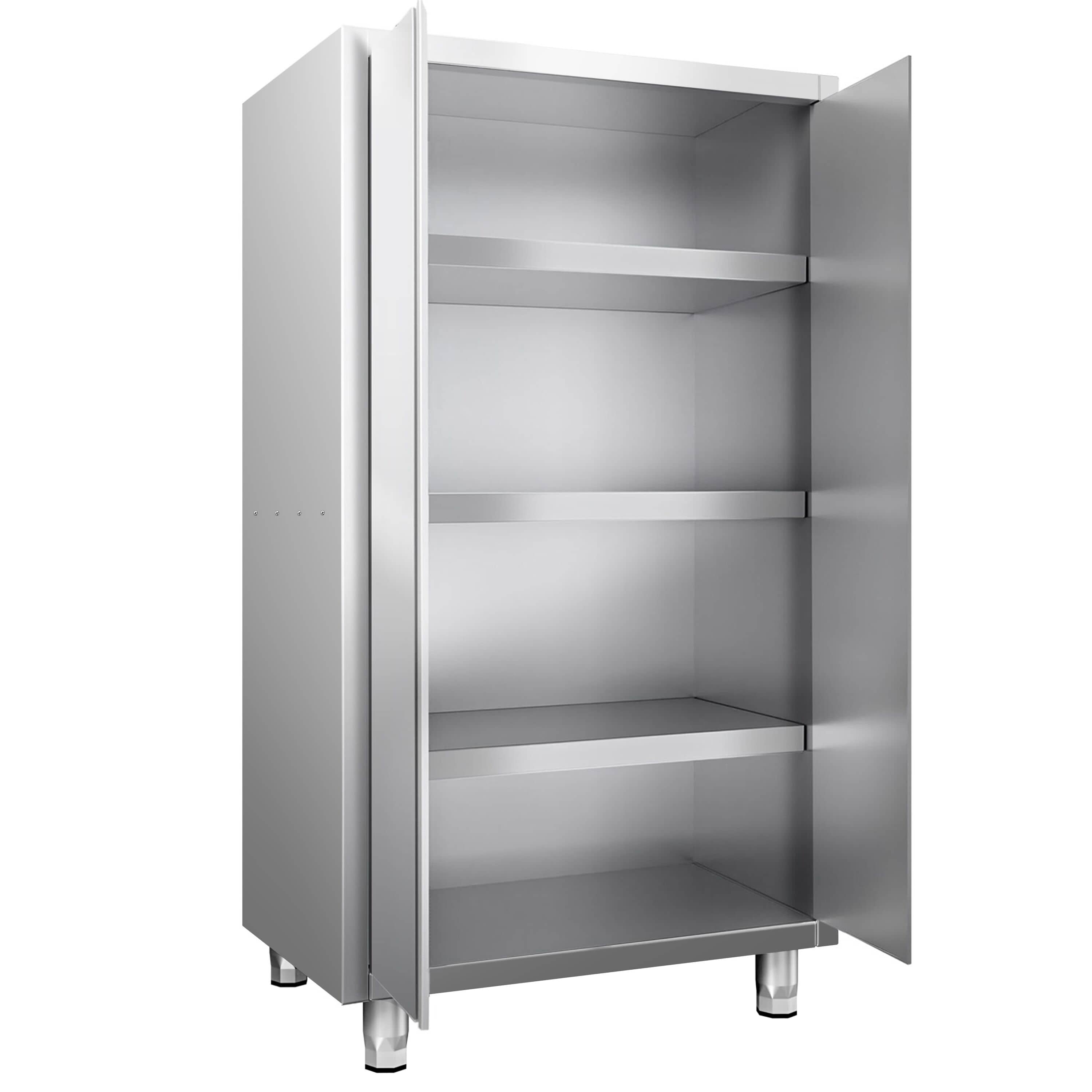 Dulap pentru veselă PREMIUM - 1000 x 700 mm - cu 2 uși batante - Înălțime: 1800 mm — 6